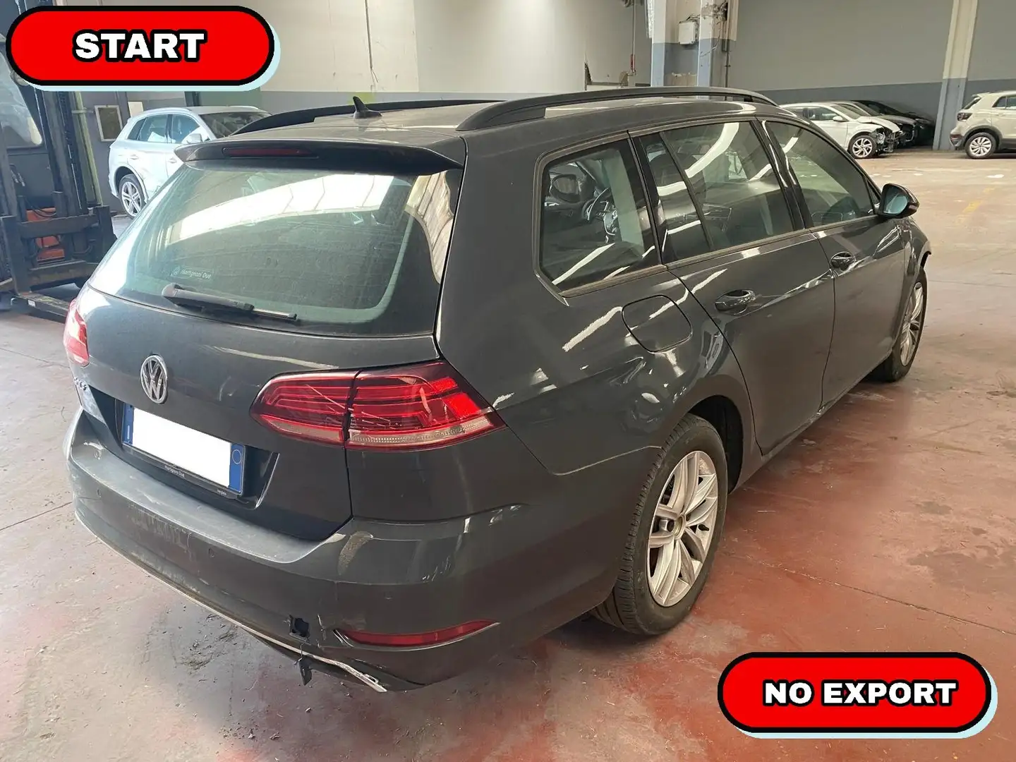 Volkswagen Golf Variant 1.6 tdi 115cv START - INCIDENTATA - NO EXPORT Grigio - 1