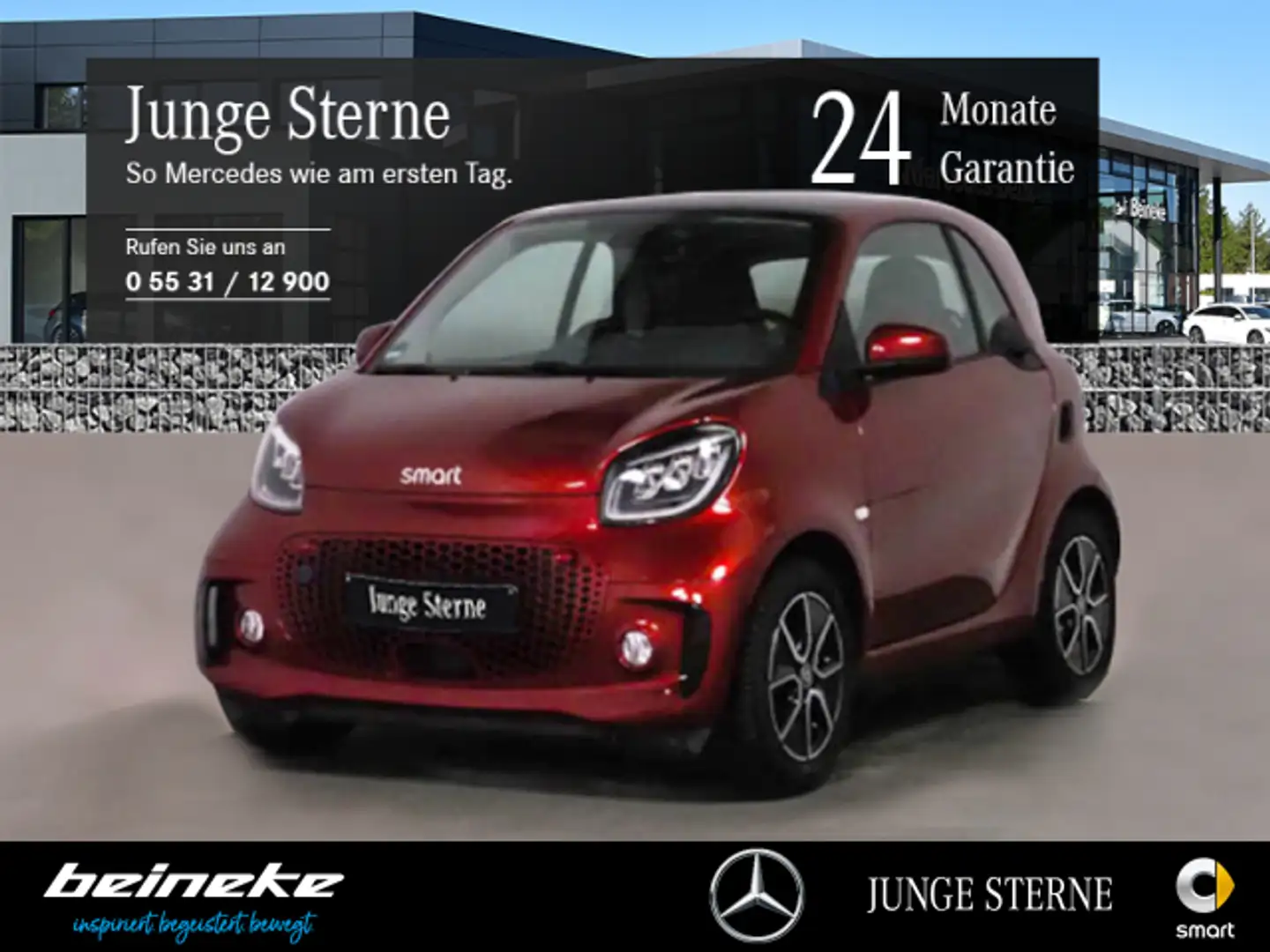 smart forTwo smart EQ fortwo Exclusive JBL LED Kamera 22KW SH Rot - 1