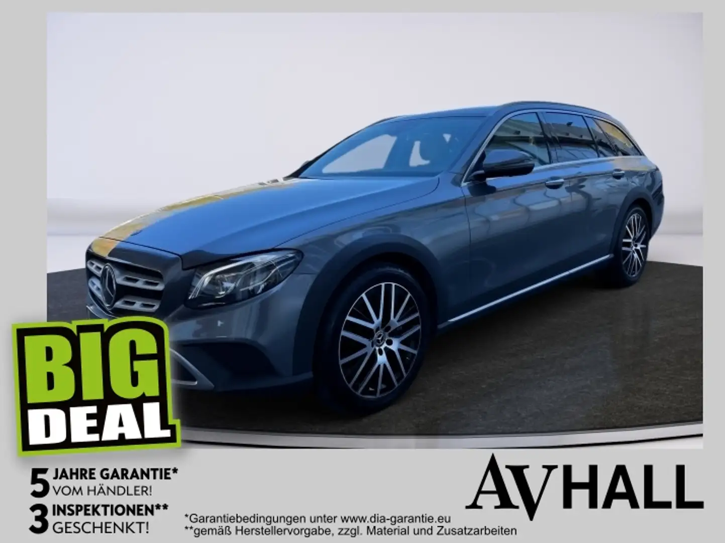 Mercedes-Benz E 400 d 4M T All-Terrain Panoramadach, Distronic Grau - 1