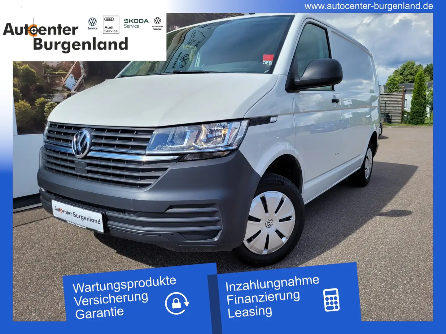 Volkswagen T6.1 Transporter Kasten 2.0 TDI EcoProfi FWD Weiß - 1