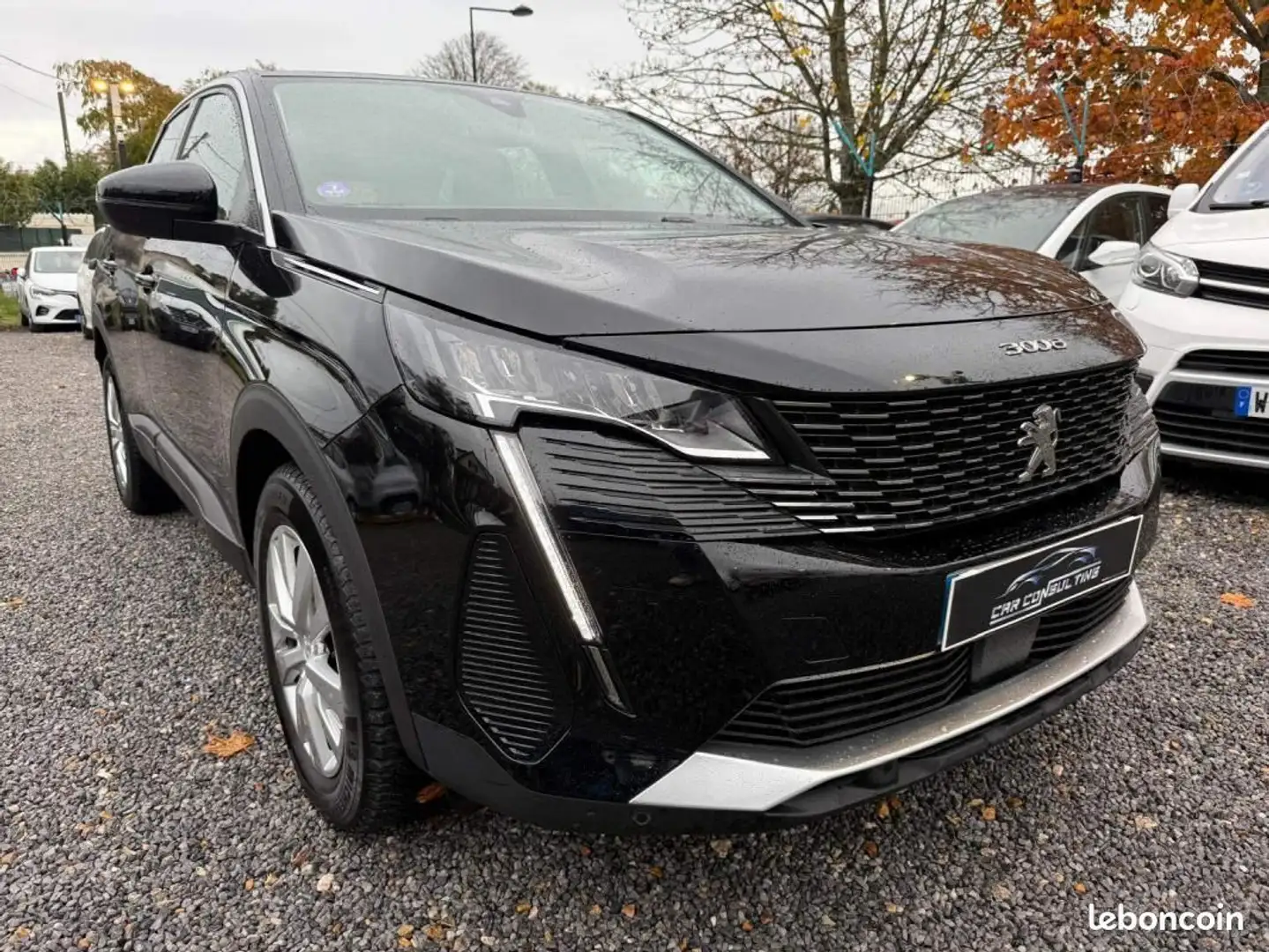 Peugeot 3008 Puretech 130ch S&S EAT8 Active 1 ERE MAIN TVA RECUPERABLE Noir - 2