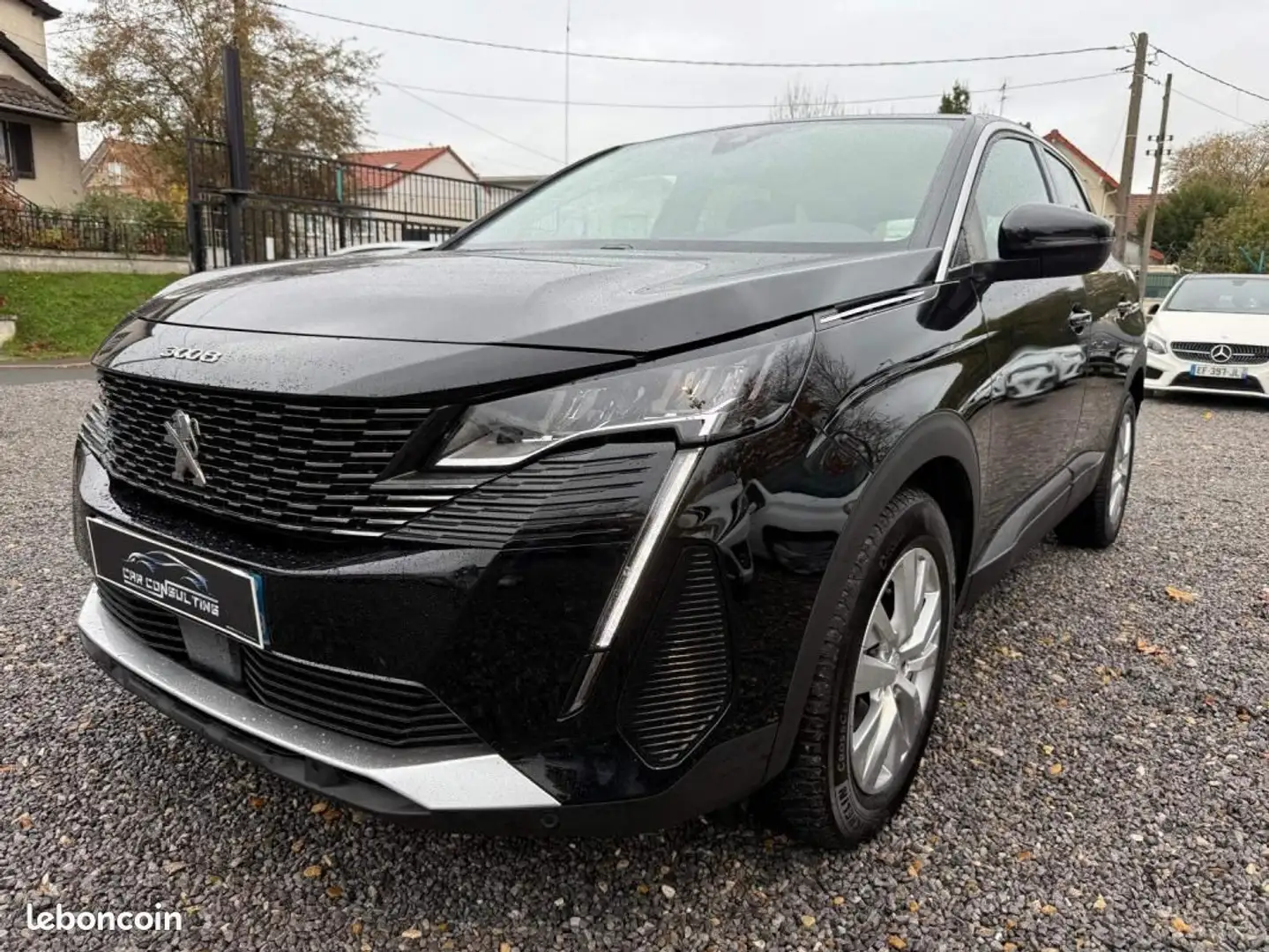 Peugeot 3008 Puretech 130ch S&S EAT8 Active 1 ERE MAIN TVA RECUPERABLE Noir - 1