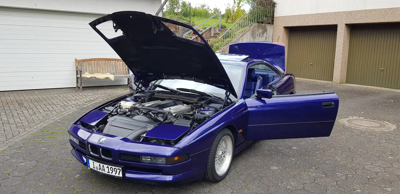 BMW 850Ci M73, Ausstellungsfahrzeug IAA 1997, 145Tkm, foto 11