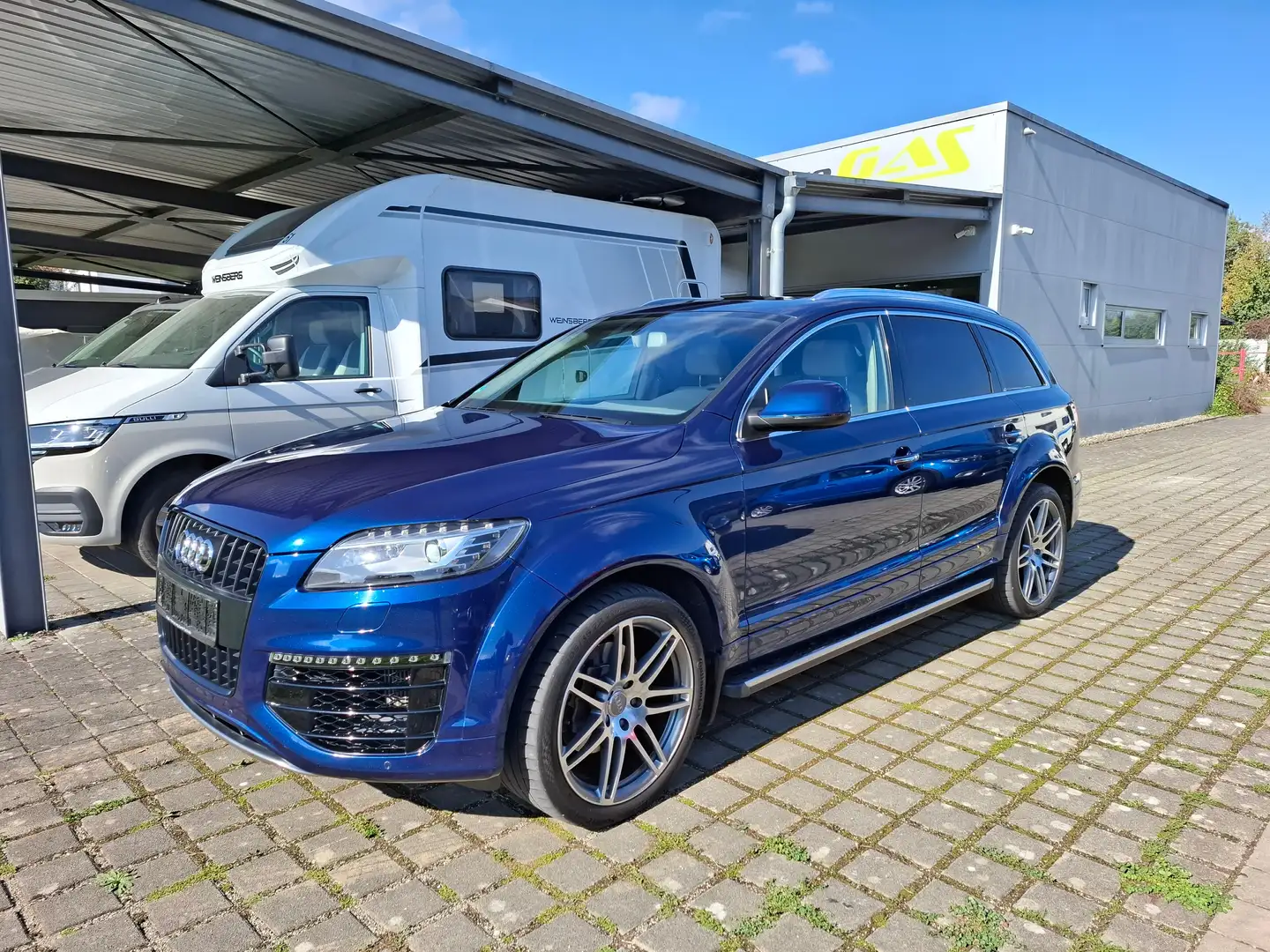 Audi Q7 3.0 TDI quattro ACC/AHK/7Sitzer/Standheizung Blau - 1