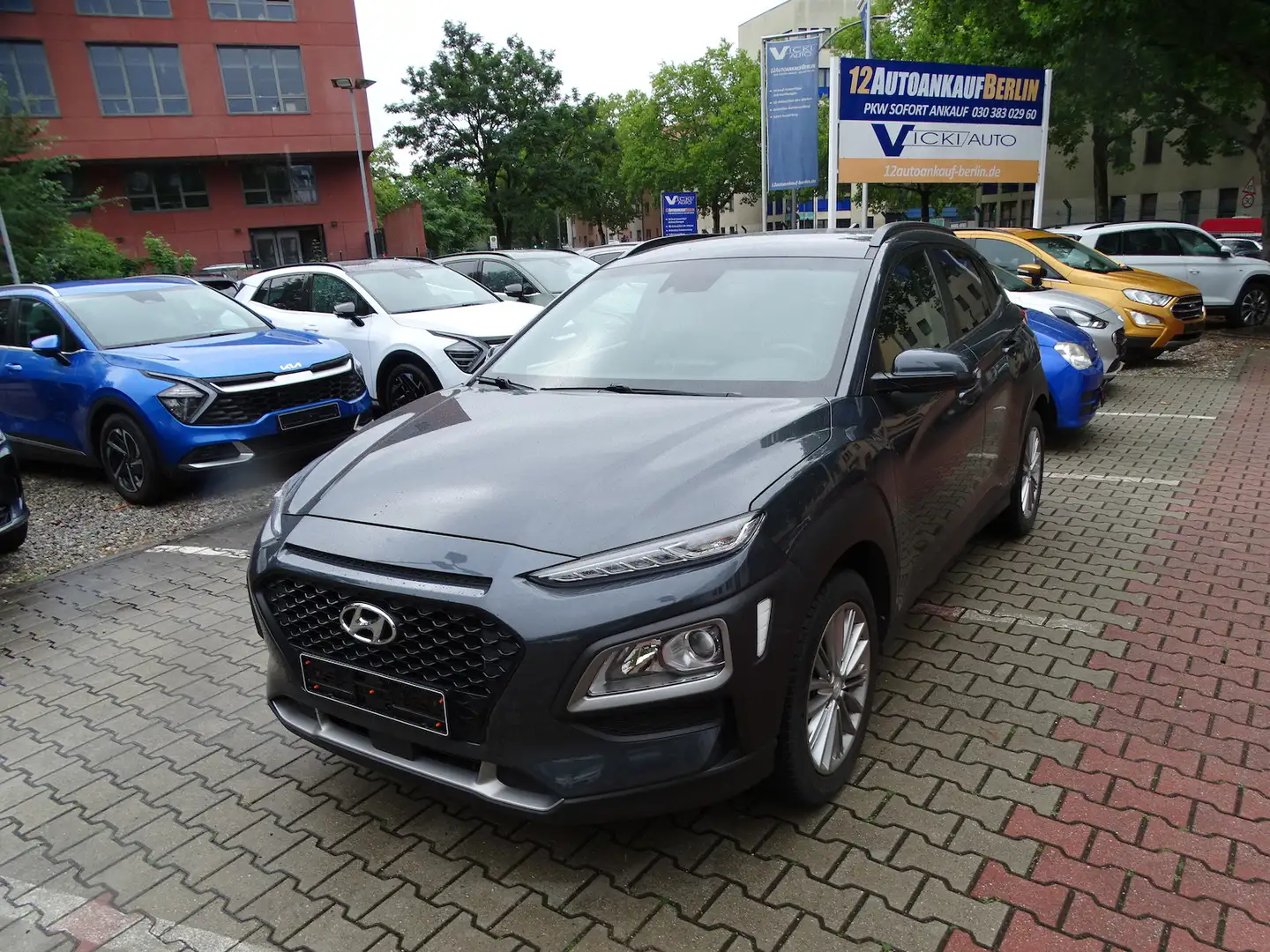 Hyundai KONA 1.0 T-GDI YES! 2WD Navi Сірий - 2