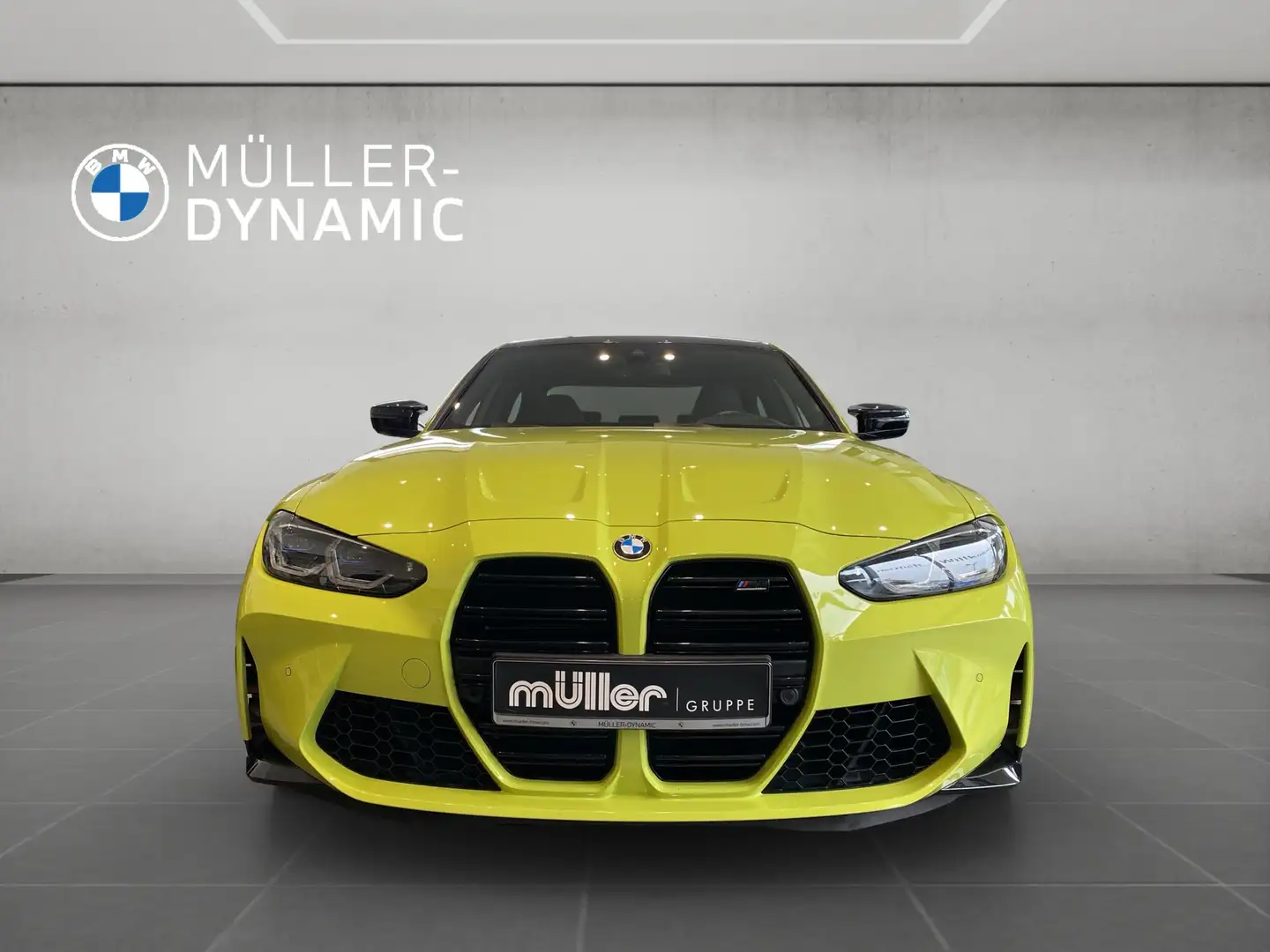 BMW M3 Competition M DRIVE PROF LASER HUD RÜCKFAHR SHZ DA Gelb - 2