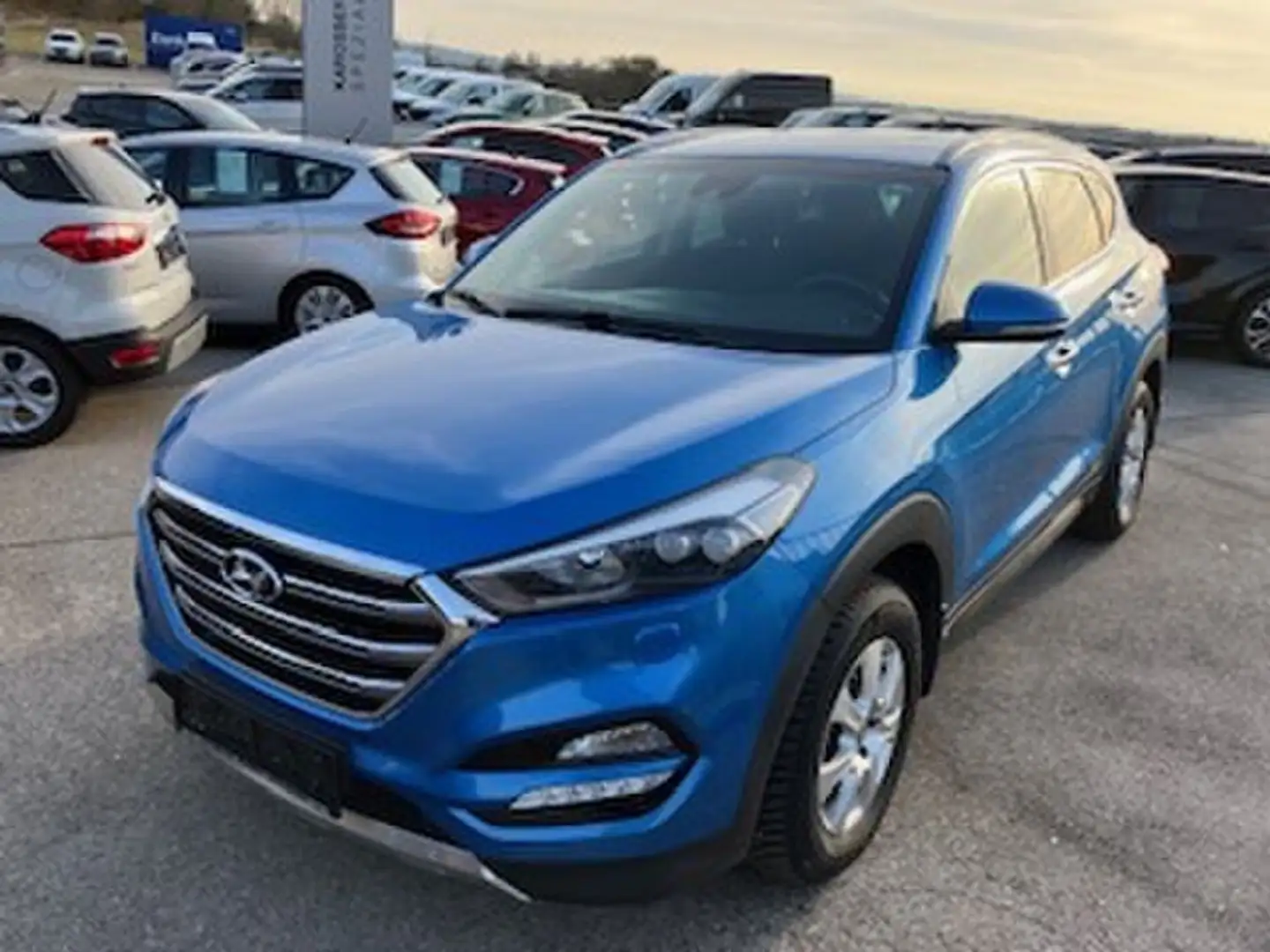 Hyundai TUCSON Style 2WD , 115Ps Diesel AHK anhembar Blauw - 1