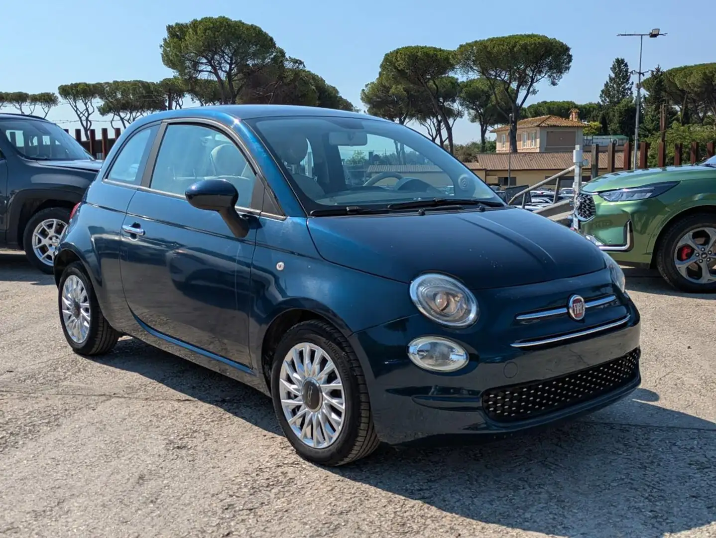 Fiat 500 HYBRID LOUNGE 1.0cc 70cv TETTO PANORAMICO Blu/Azzurro - 2