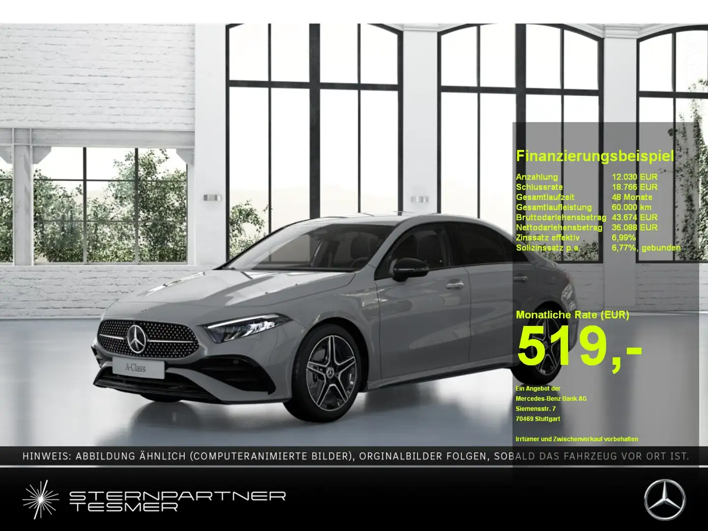 Mercedes-Benz A 200 Limousine #SPECIAL EDITION #AMG #STANDHZG. Šedá - 1