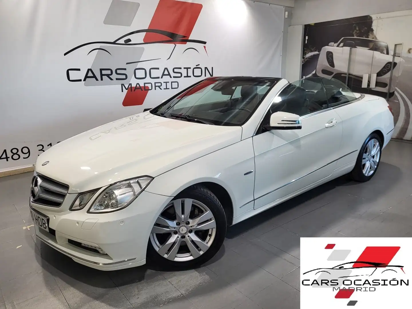 Mercedes-Benz E 350 Cabrio CDI BE Avantgarde Bílá - 1