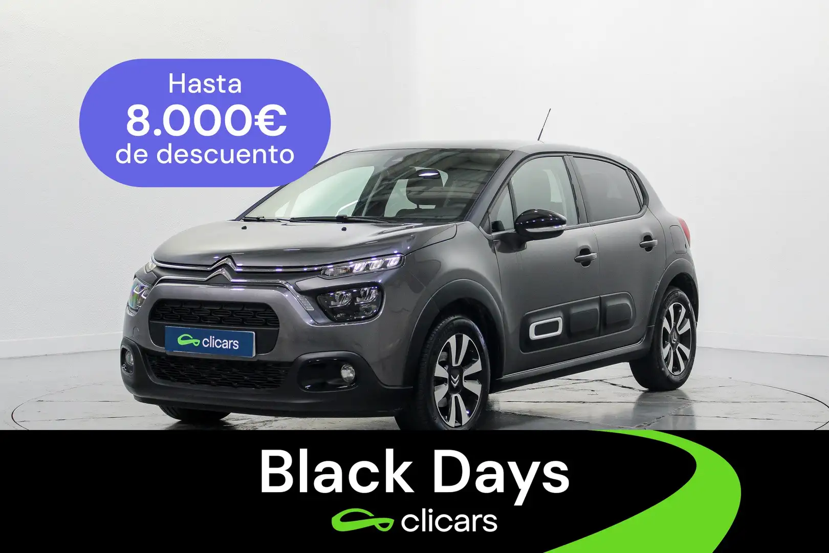 Citroen C3 1.2 PureTech S&S 97 Edition 110 Gris - 1