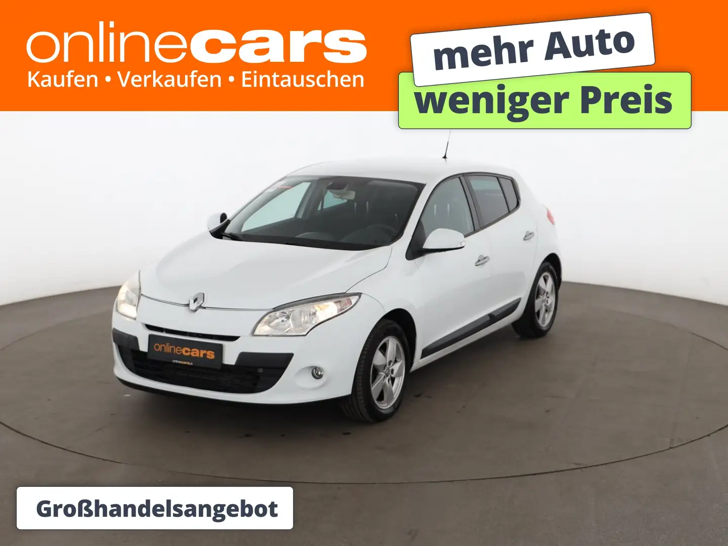 Renault Megane III 15 dCi 90 TEMPOMAT PARKHILFE KLIMA Weiß - 1
