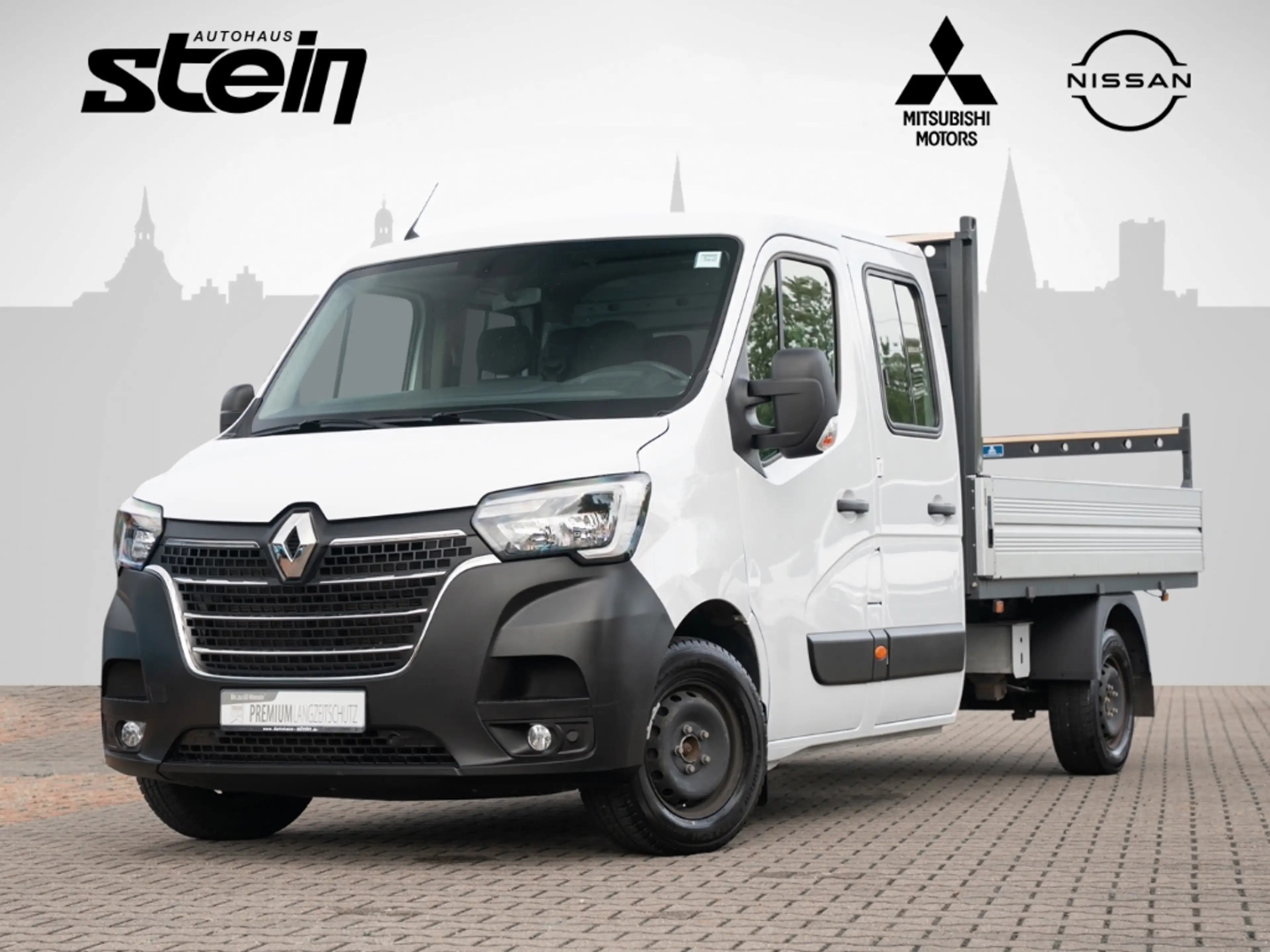 Renault Master III DoKa Pritsche L3H1 3,5t AHK Klima Navi DAB Tem