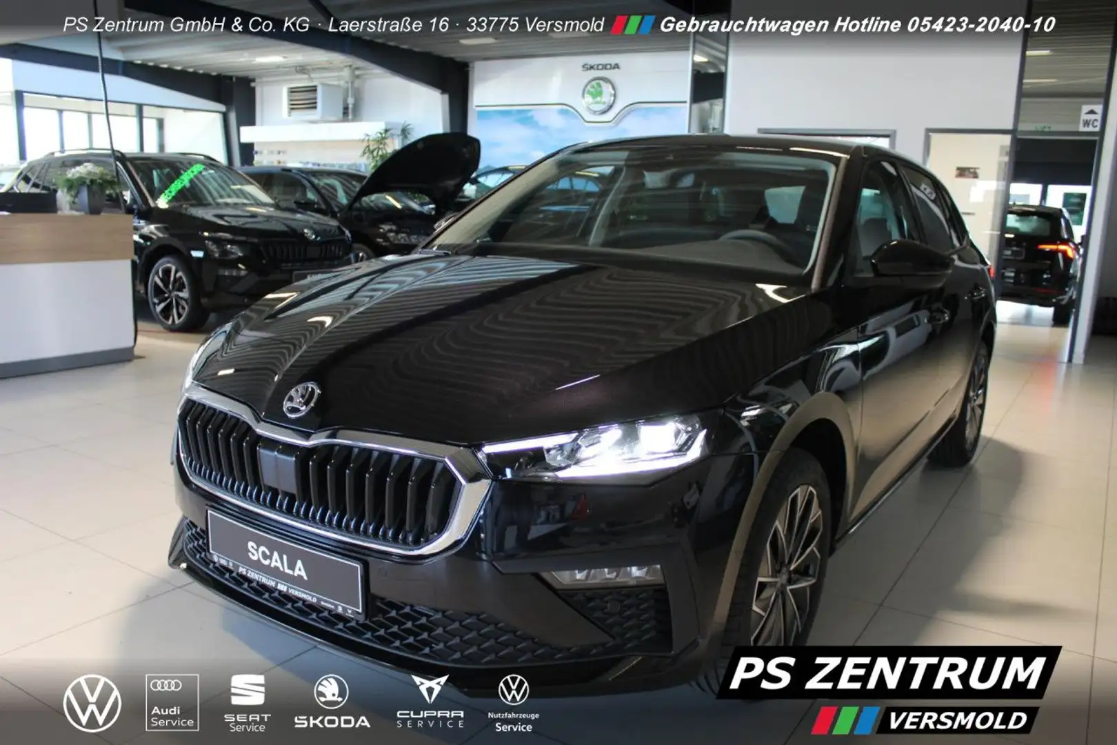 Skoda Scala 1.0 TSI DSG Tour NAVI ACC PDC APP SH LED Schwarz - 1