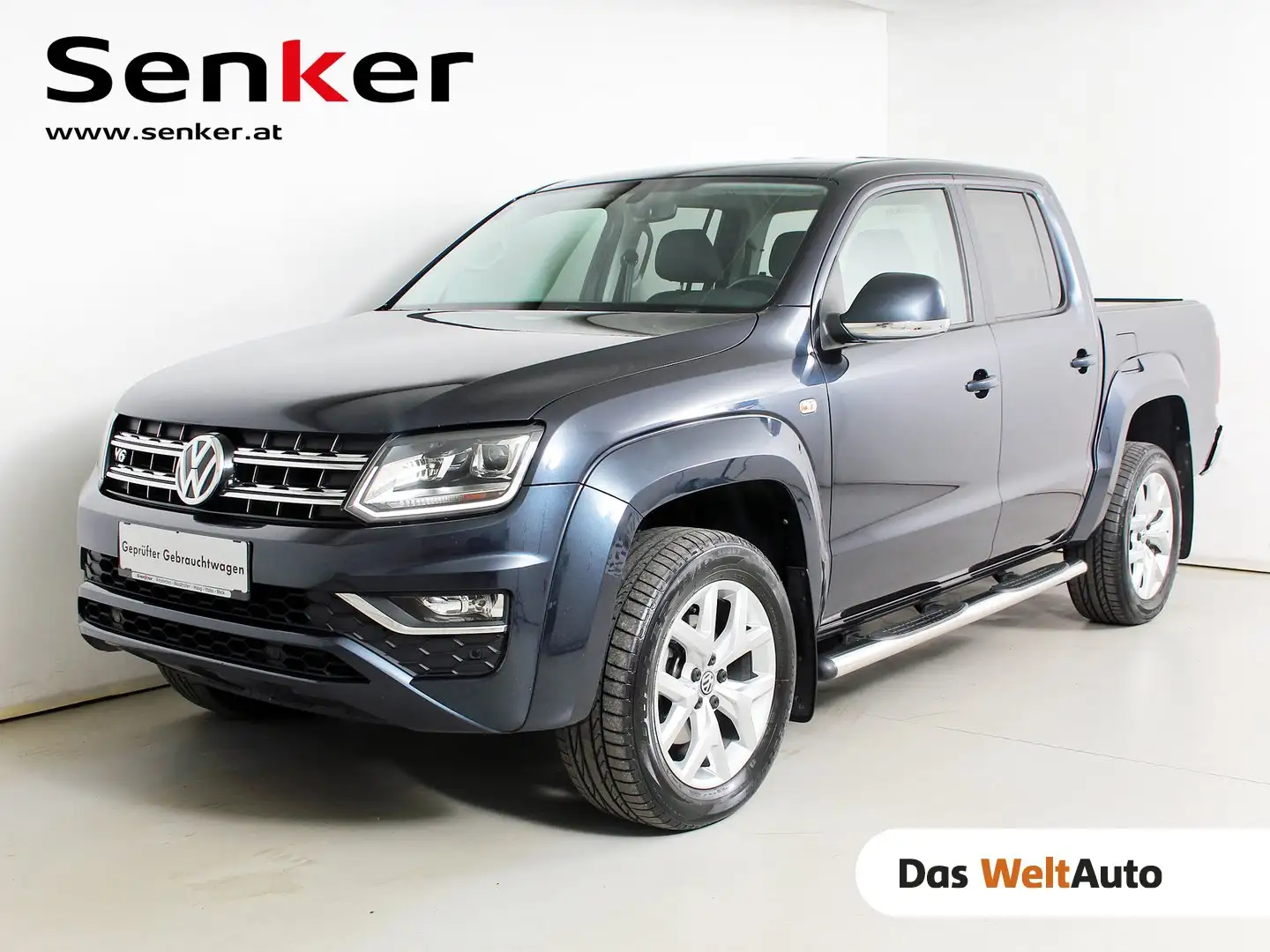 Volkswagen Amarok Highline V6 TDI 4x4 permanent Blau - 1