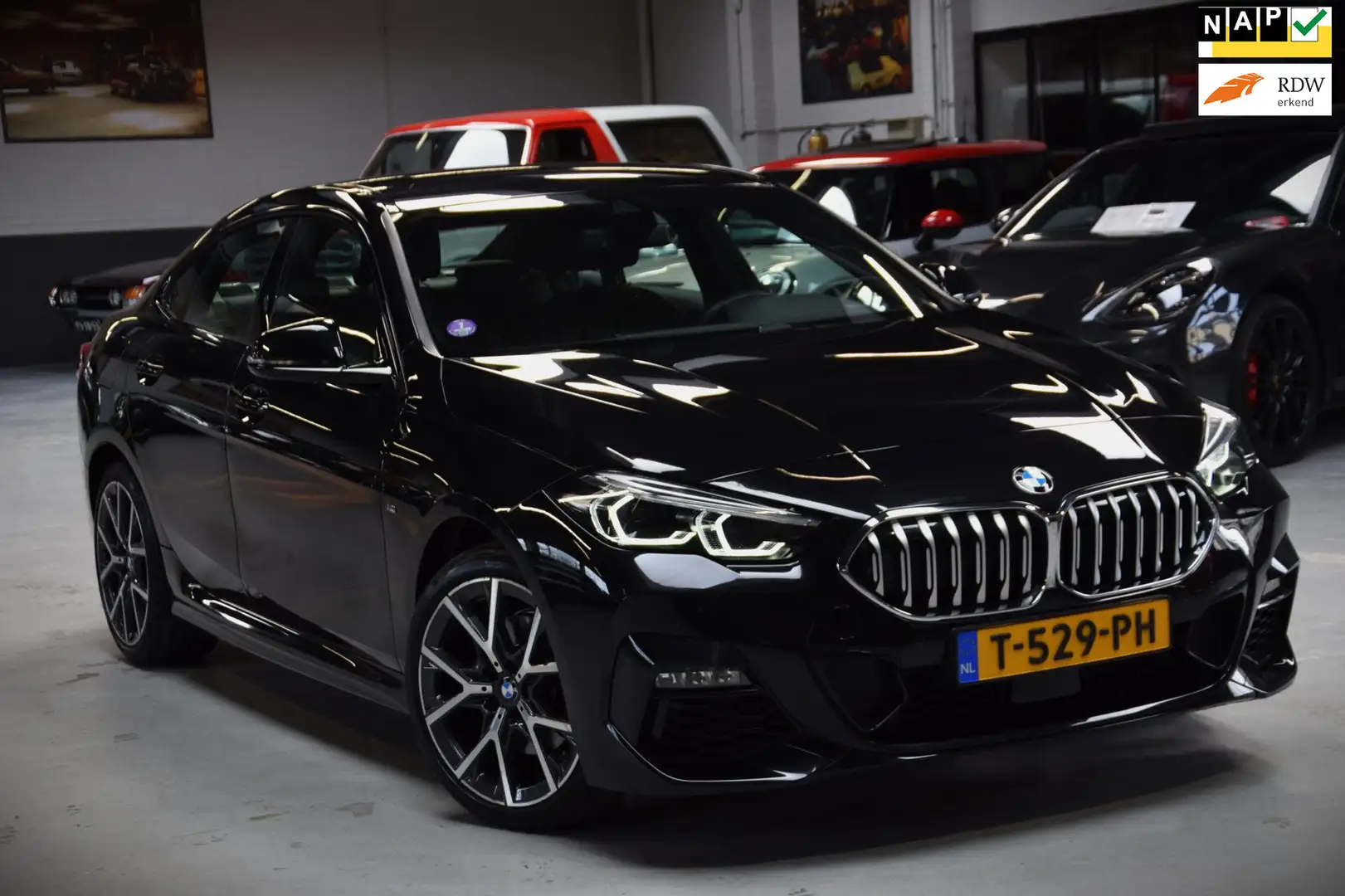 BMW 218 2-serie Gran Coupé 218i *M-Pakket*Navi|Leder|Leder Schwarz - 1