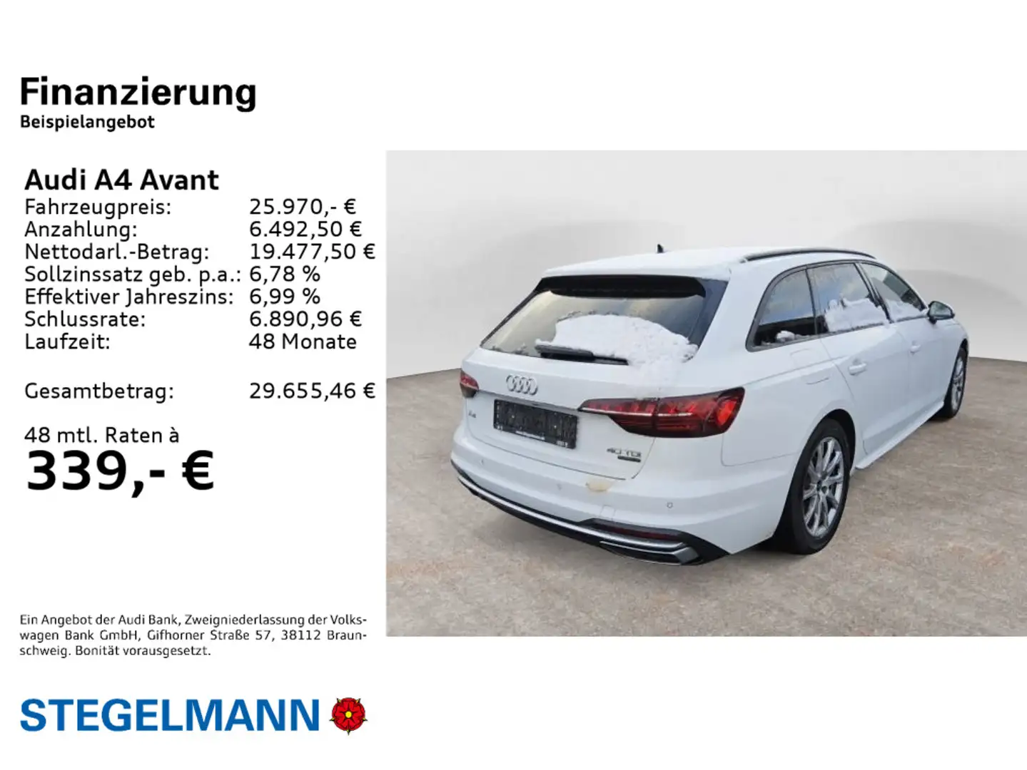 Audi A4 40 TDI qu. S-tronic advanced *Matrix-LE Weiß - 2