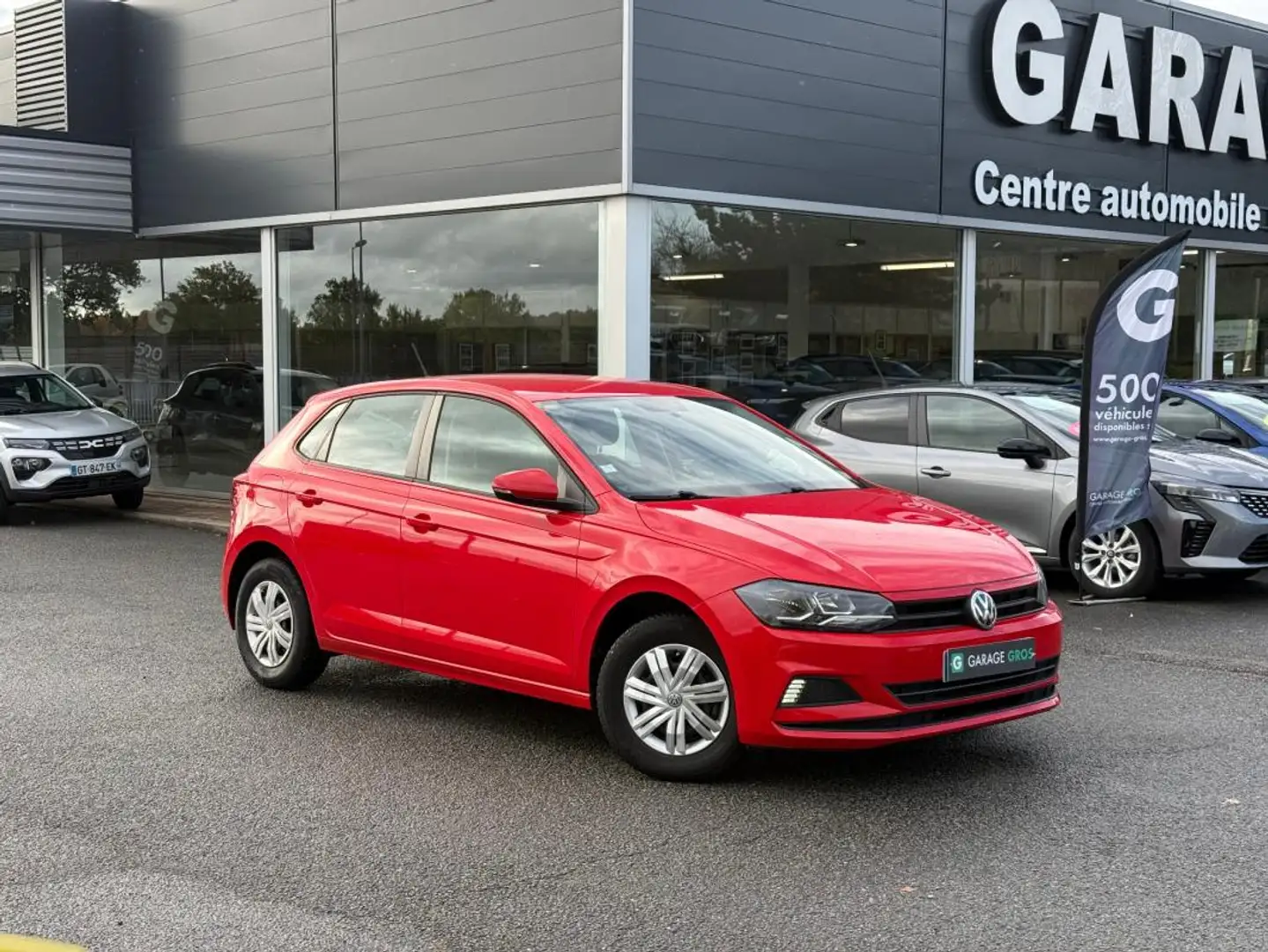 Volkswagen Polo 1.0 80 S&S BVM5 Trendline Rouge - 1