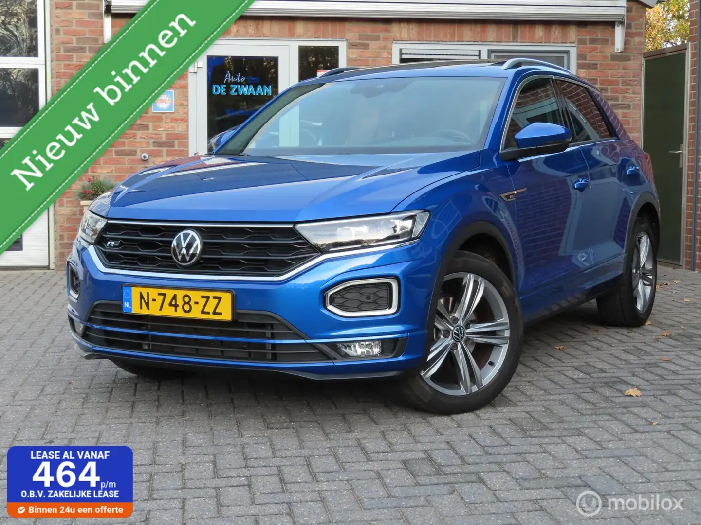 Volkswagen T-Roc 1.5 TSI Sport Business R-Line|Pano|Camera|Carplay. Bleu - 1