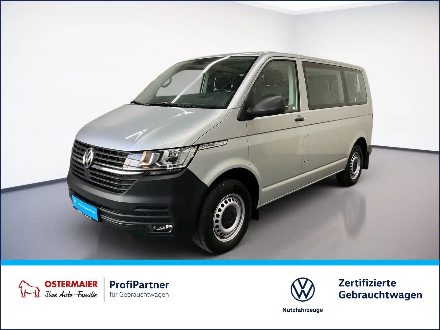 Volkswagen T6.1 Caravelle TRENDL KR 2.0TDI 150PS DSG 8SITZE.3Z-KLIMA.2xPDC Silber - 1