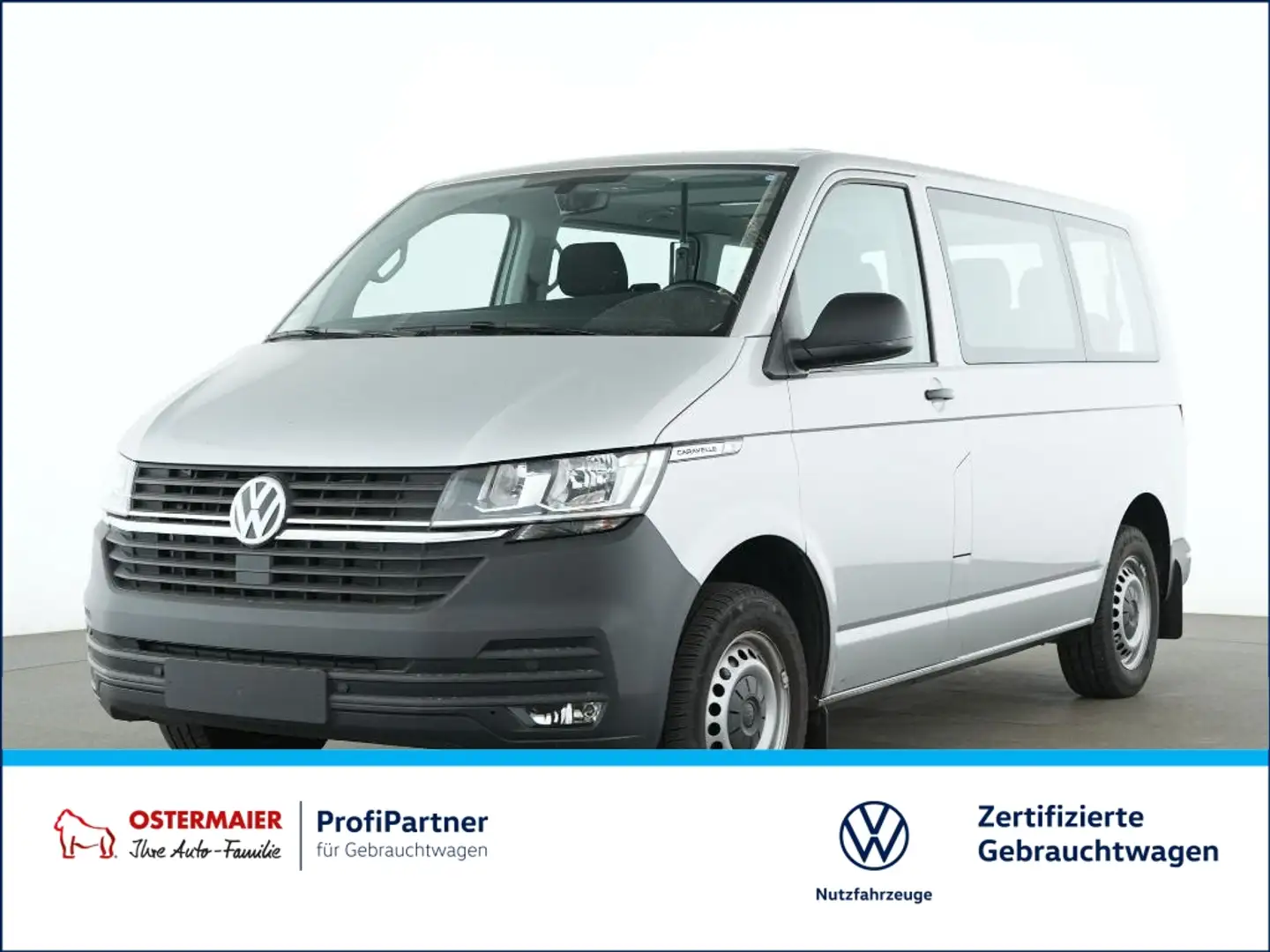 Volkswagen T6.1 Caravelle TRENDL KR 2.0TDI 150PS DSG 8SITZE.3Z-KLIMA.2xPDC Silber - 1