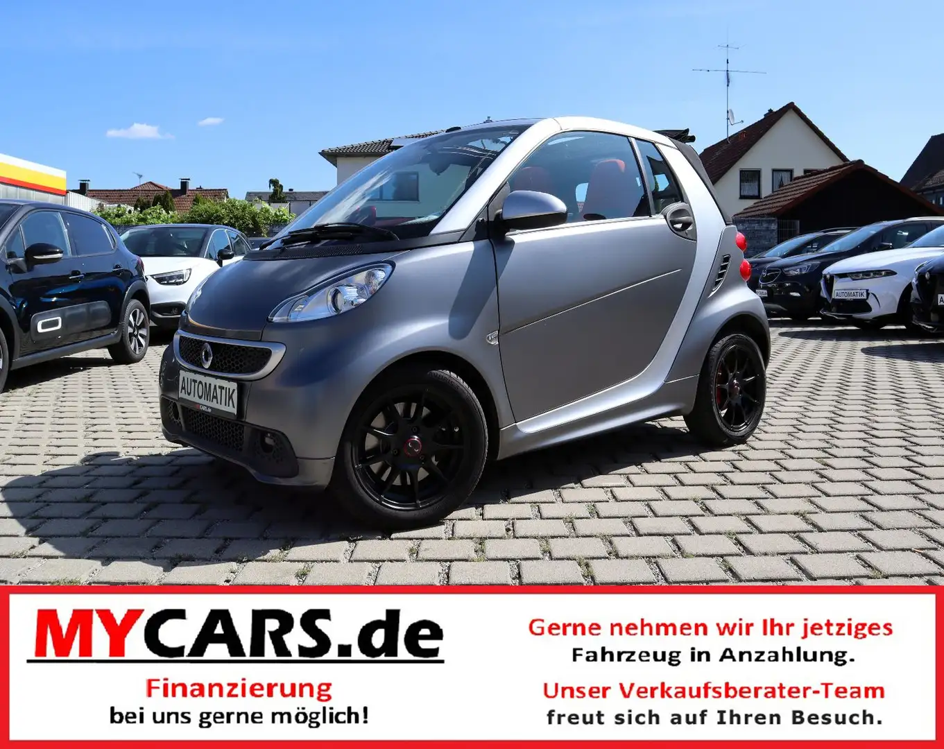 smart forTwo cabrio Micro Hyb. Drive 52kW*1A*Bi-Color Silber - 1