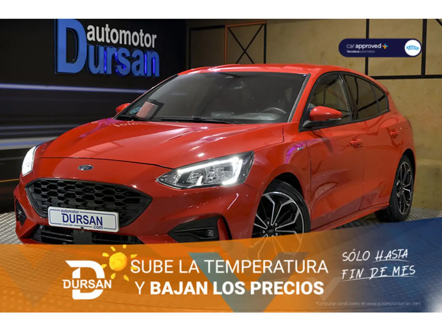 Ford Focus 1.0 Ecoboost MHEV ST-Line 125 Aut. Rojo - 1