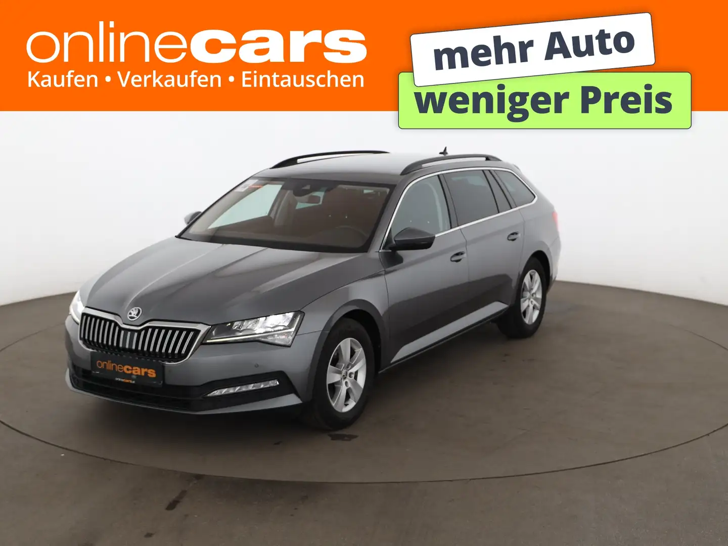 Skoda Superb Combi 2.0 TDI Ambition Aut LED AHK RADAR Grau - 1