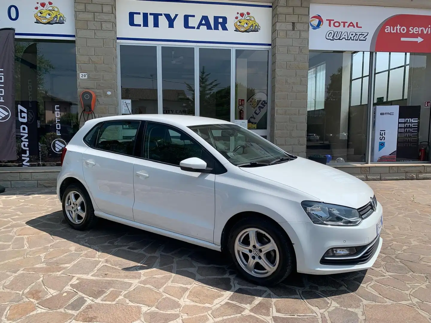 Volkswagen Polo Polo V 2014 5p 1.4 tdi bm Comfortline 90cv Bianco - 2
