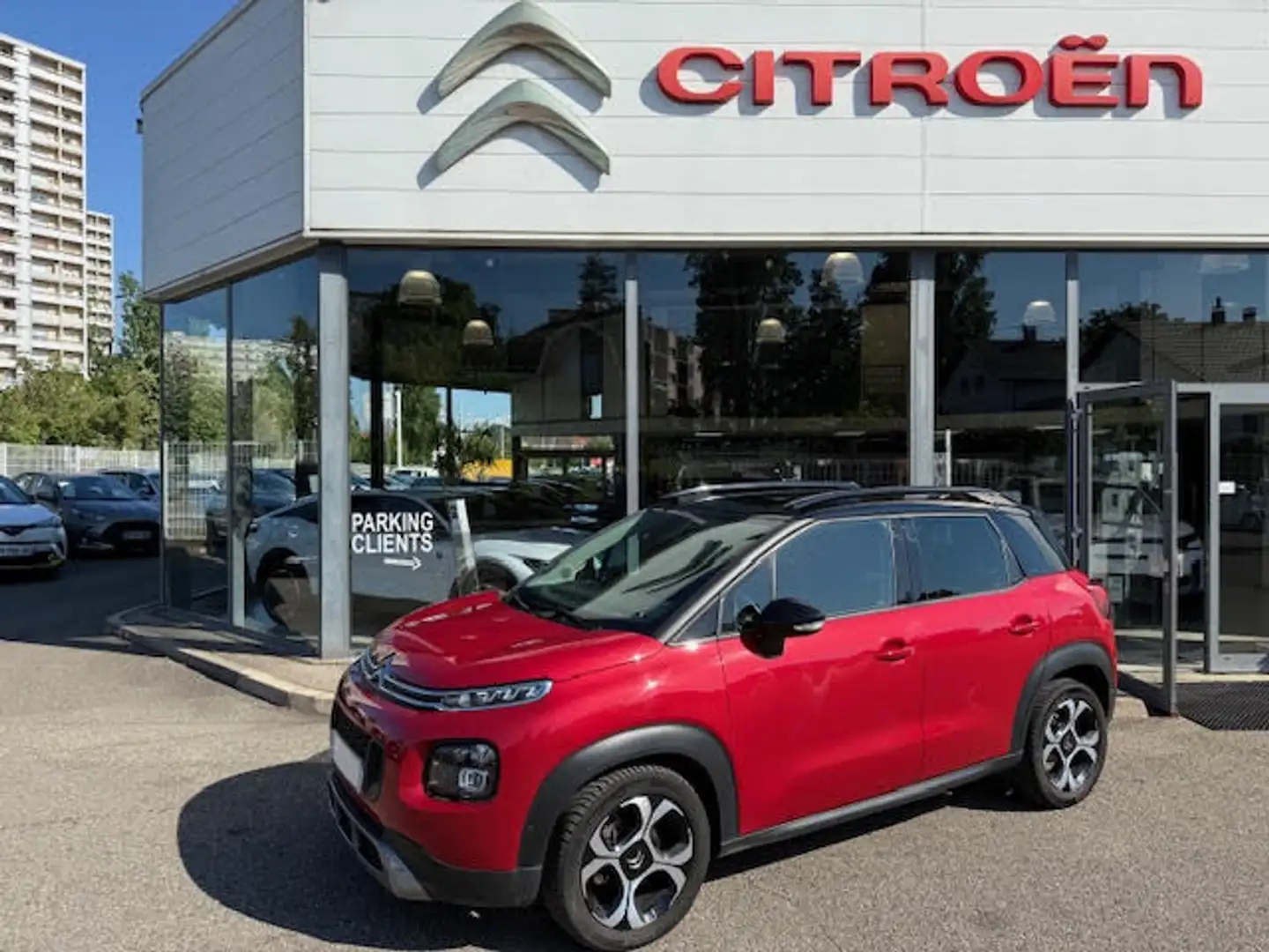Citroen C3 Aircross 1.5 BLUE HDI 120 EAT6 SHINE Rouge - 1