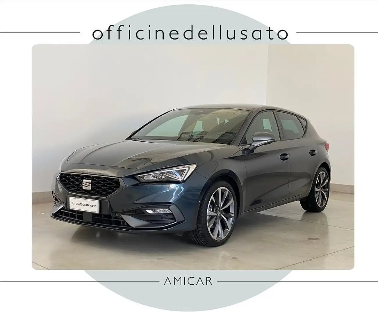 SEAT Leon 2.0 TDI 150 CV DSG FR Grijs - 1