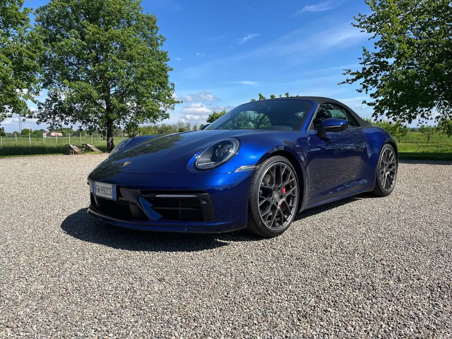 Porsche 911 992 Cabrio Carrera S auto Blu/Azzurro - 1