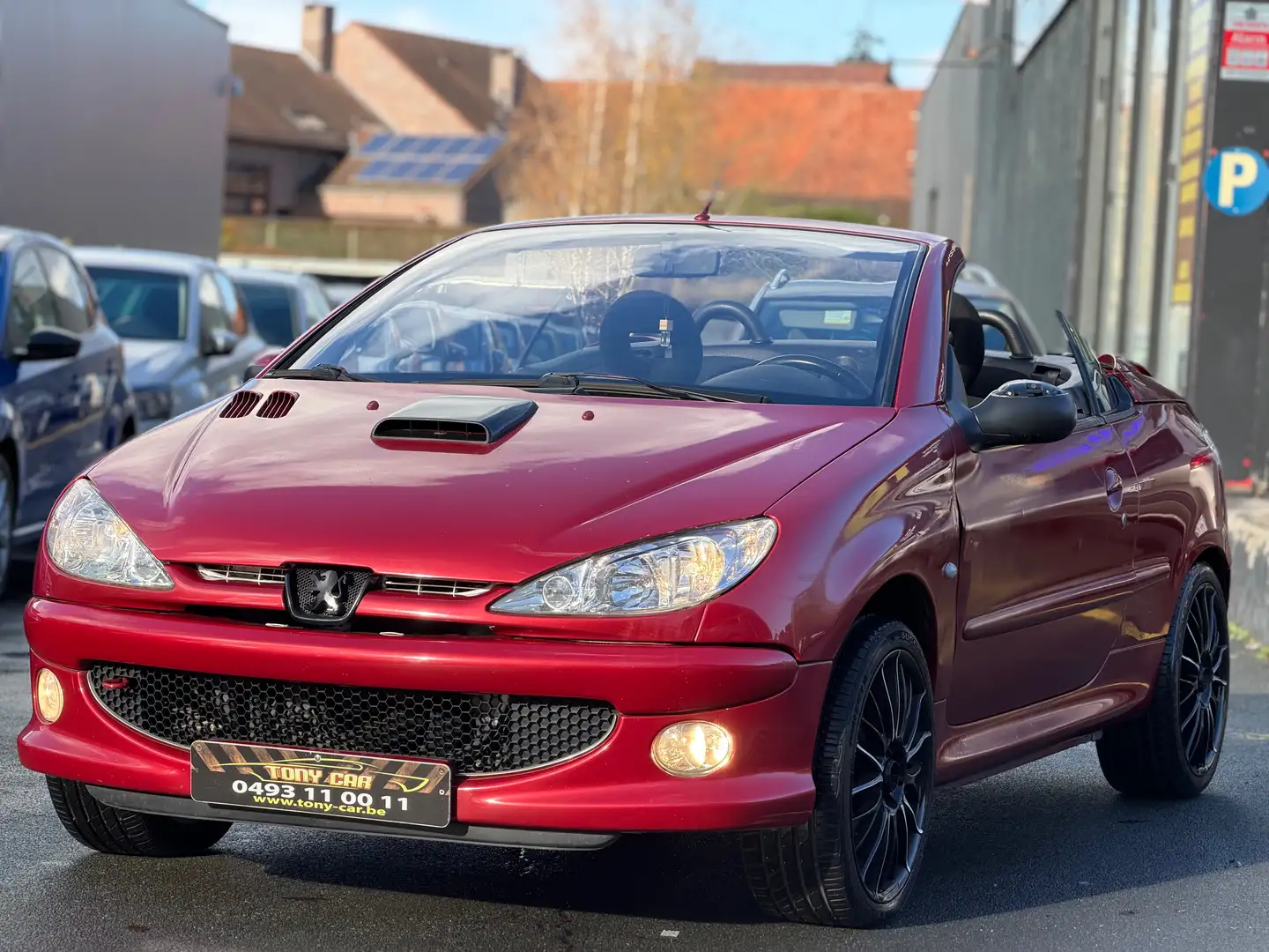Peugeot 206 206 CC 1.6i 16v*CLIMA* Contrôle technique✅✅ Rouge - 2