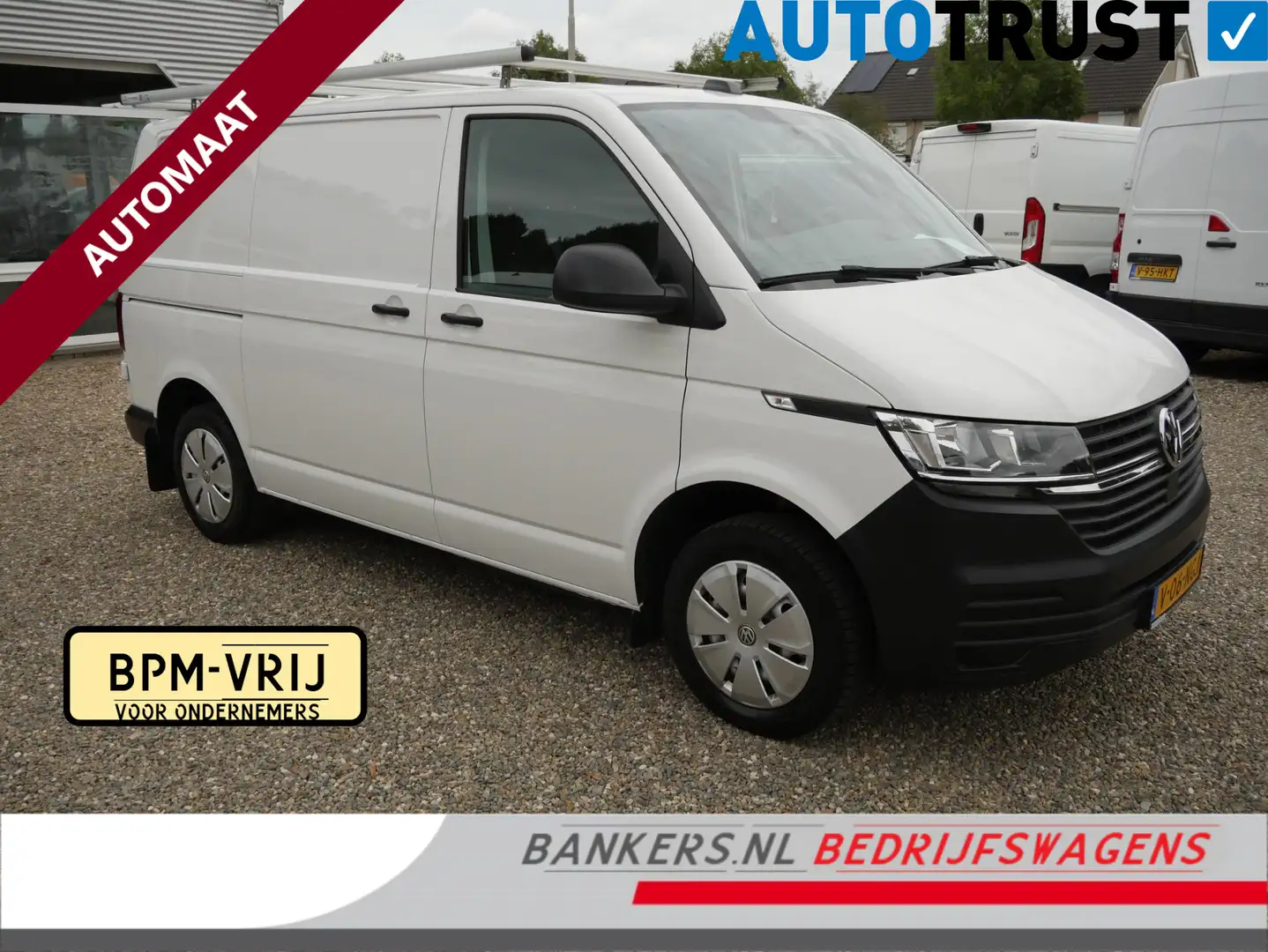 Volkswagen Transporter 2.0TDI 150PK, L1H1, DSG, Airco Weiß - 1