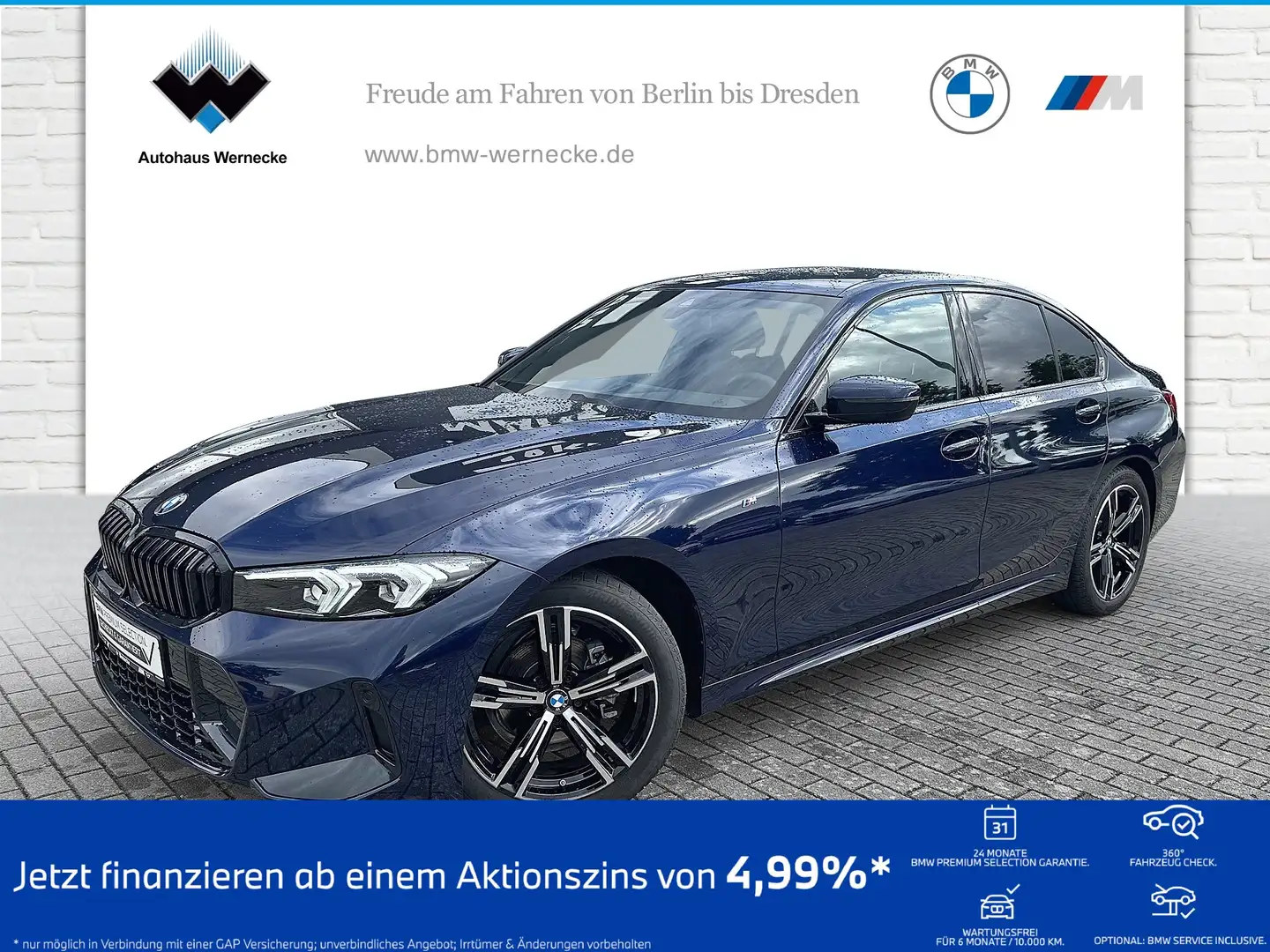 BMW 318 i Limousine M Sportpaket DAB Komfortzg. Shz Modrá - 1