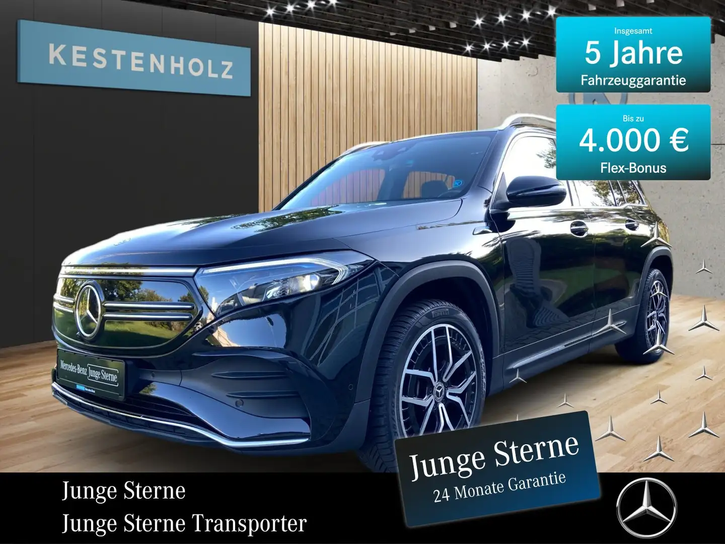 Mercedes-Benz EQB 300 EQB 300 4MATIC AMG*DISTRO*STHZ*PANO*KAMERA*NAVI* Schwarz - 1