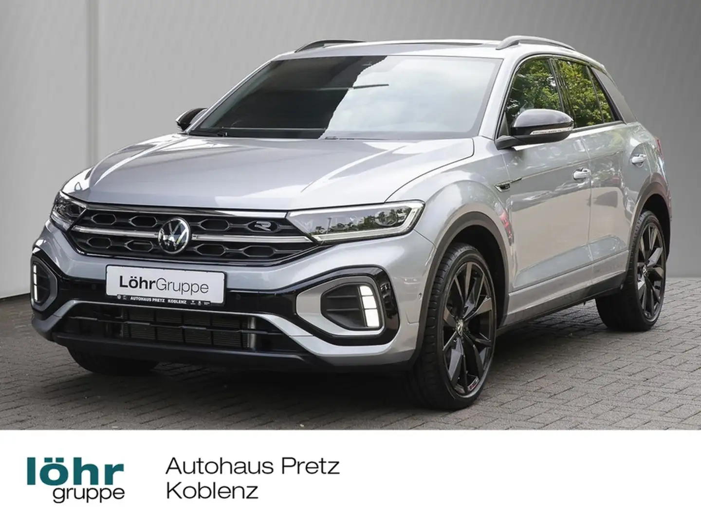 Volkswagen T-Roc 2.0 TSI DSG 4M R-Line Black Style AHK, RFK, Sta... Argent - 1