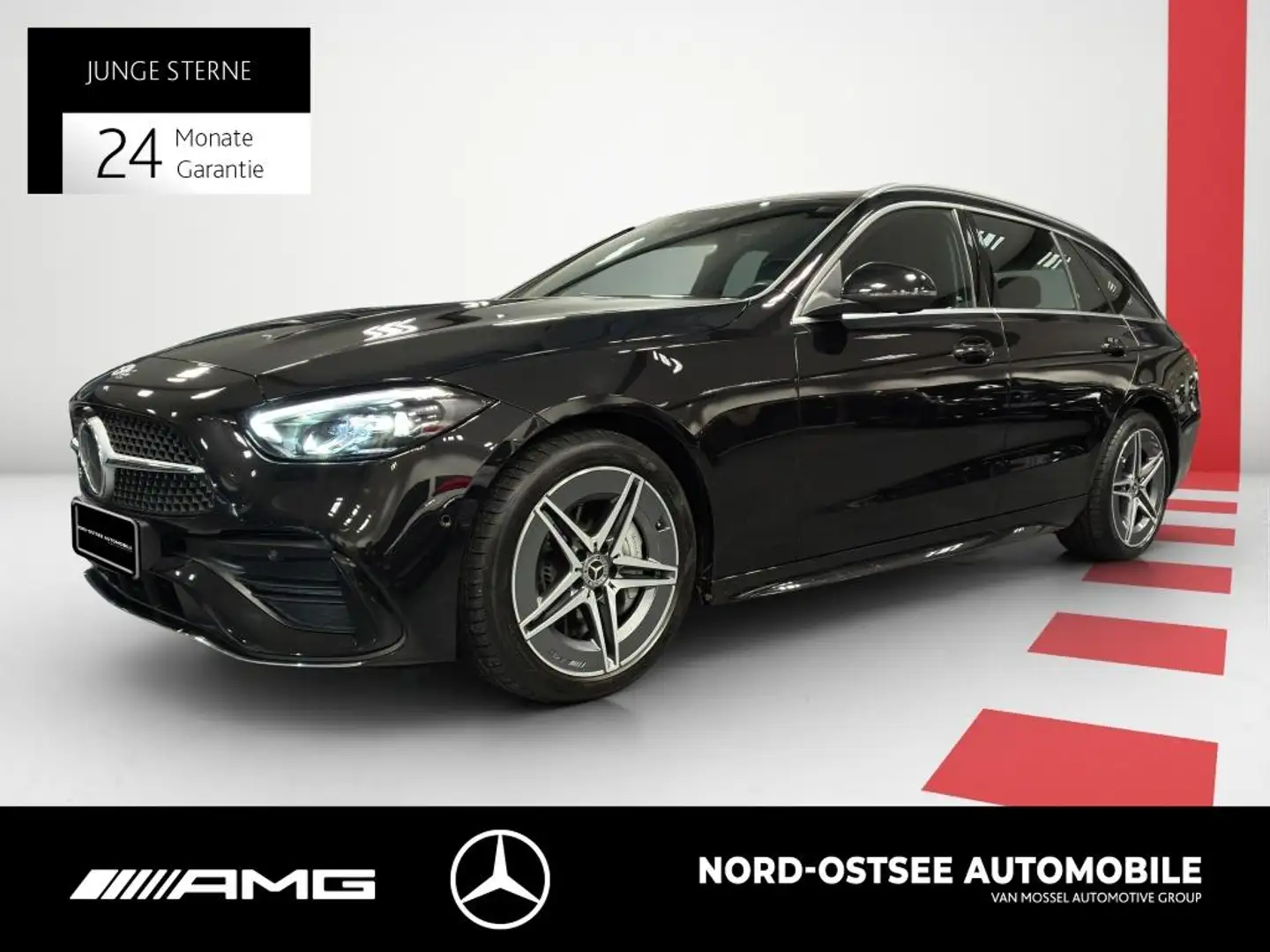 Mercedes-Benz C 300 T d AMG AMBIENTE KEYLESS ADVANCED NAVI Schwarz - 1