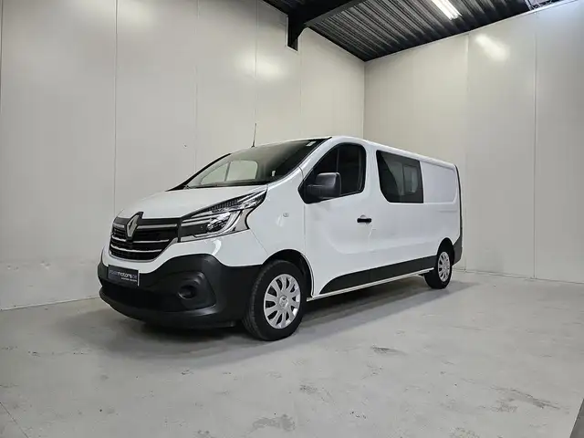 Renault Trafic 2.0d-6Pl Long - Airco - Dub. Cab - Topstaat! 1S...