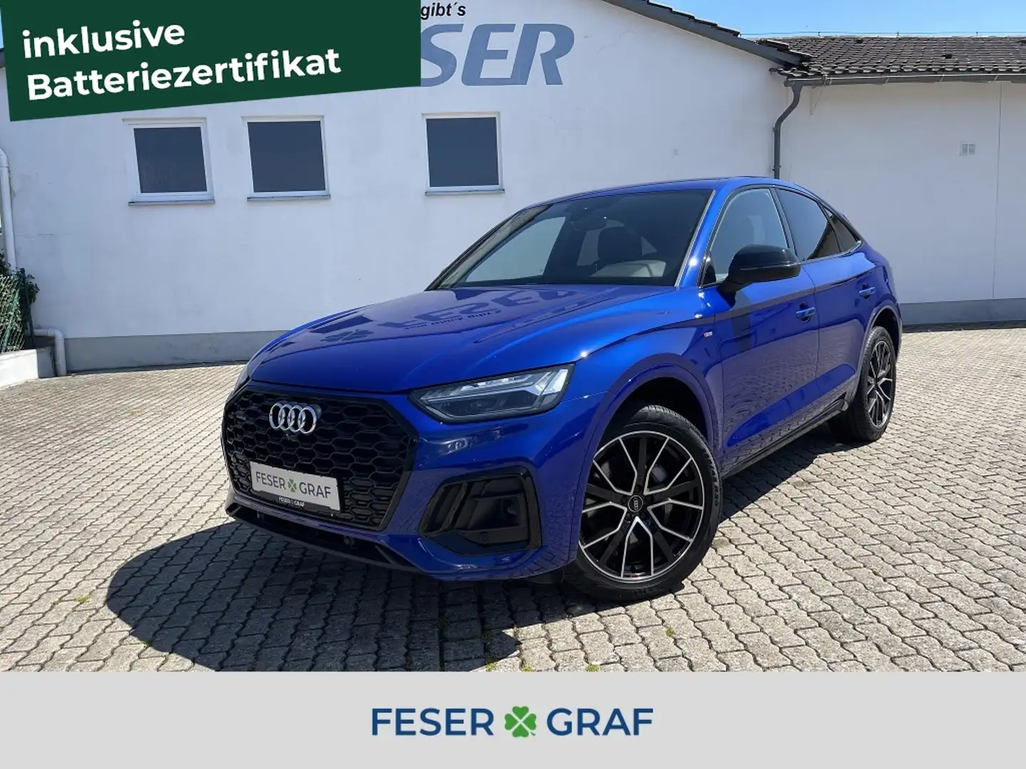 Audi Q5 Sportback S line 50 TFSIe S tronic Pano MATRIX Blau - 1