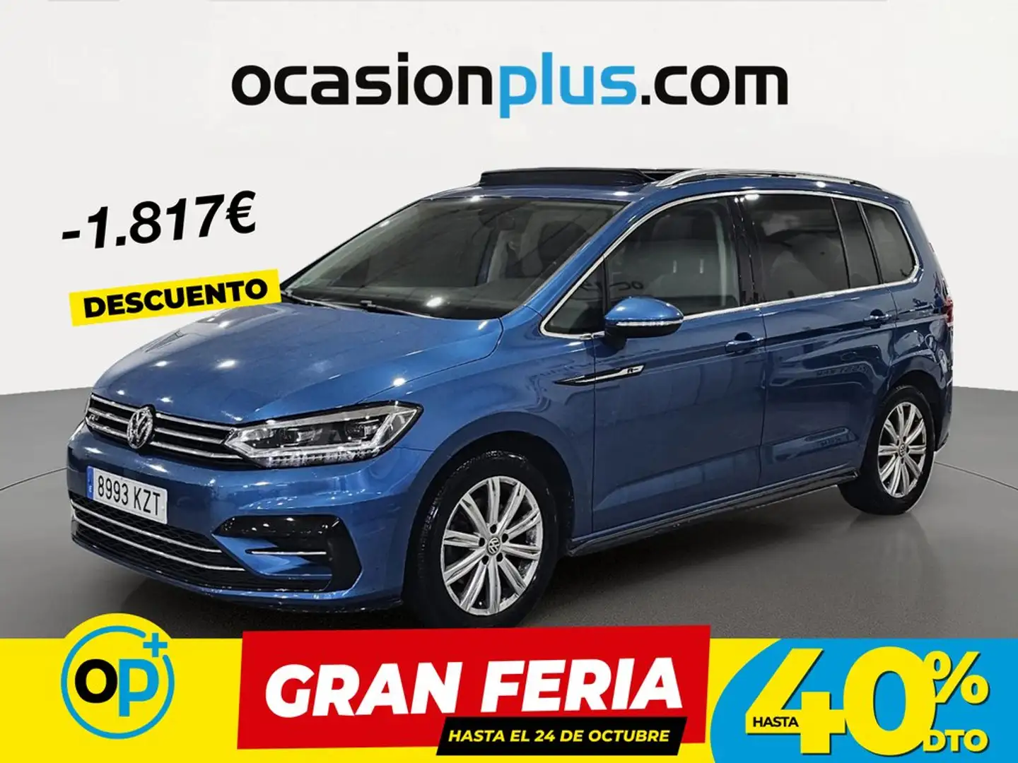 Volkswagen Touran 1.6TDI CR BMT Sport 85kW Azul - 1