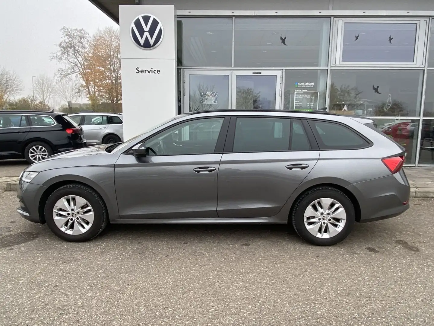 Skoda Octavia Combi 2.0 TDI TEIL-LEDER-KOMFORTSITZE+NA Grau - 2