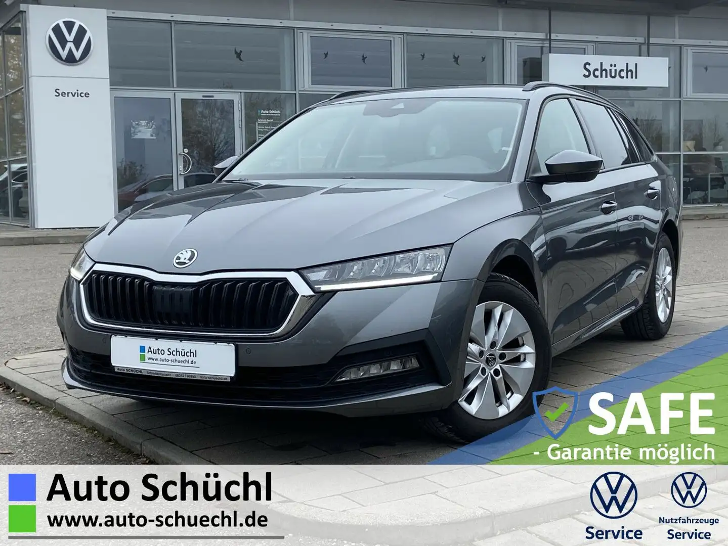 Skoda Octavia Combi 2.0 TDI TEIL-LEDER-KOMFORTSITZE+NA Grau - 1
