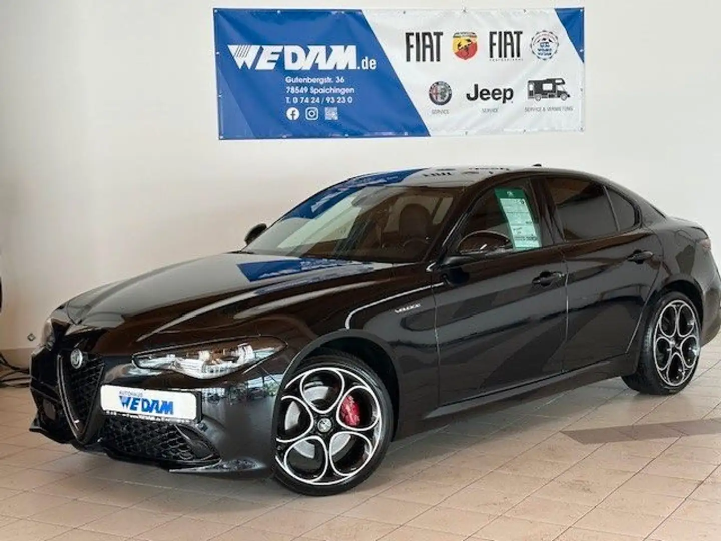 Alfa Romeo Giulia Veloce Q4 280PS AT8 Schwarz - 1