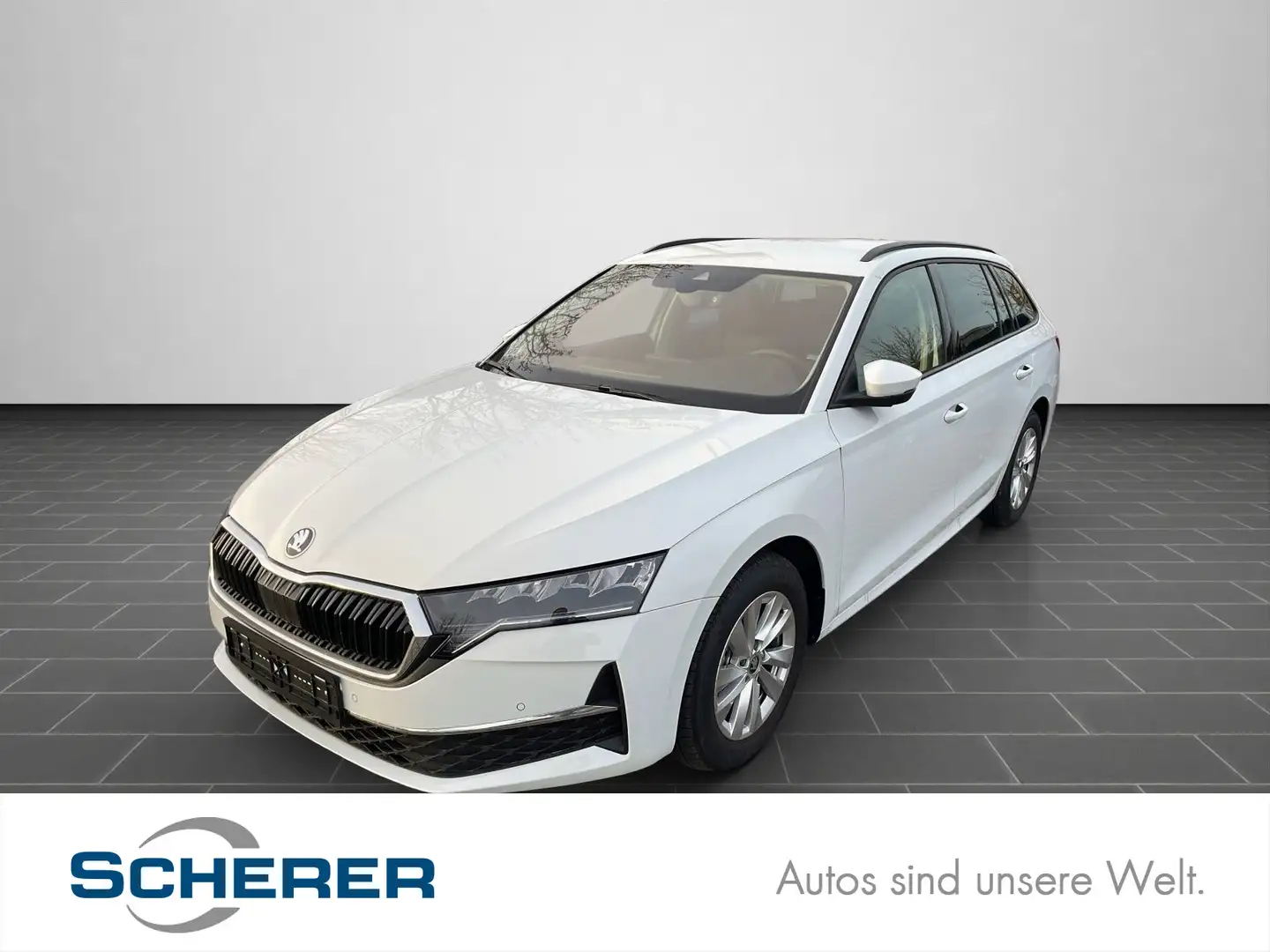 Skoda Octavia Combi 1,5 TSI DSG Selection NAVI/LED/Sit Weiß - 1