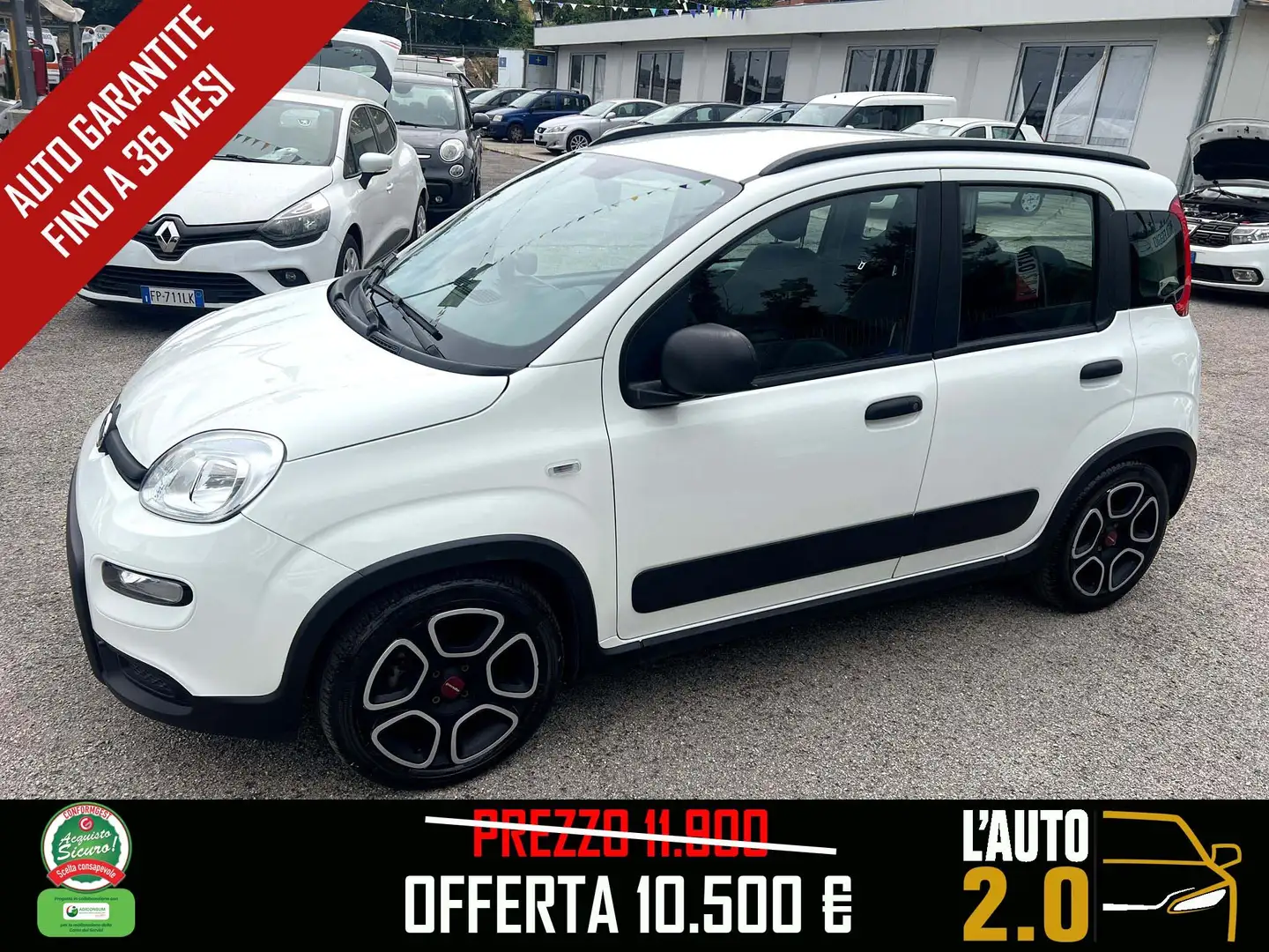 Fiat Panda Panda 1.0 firefly hybrid City Life s Bianco - 1