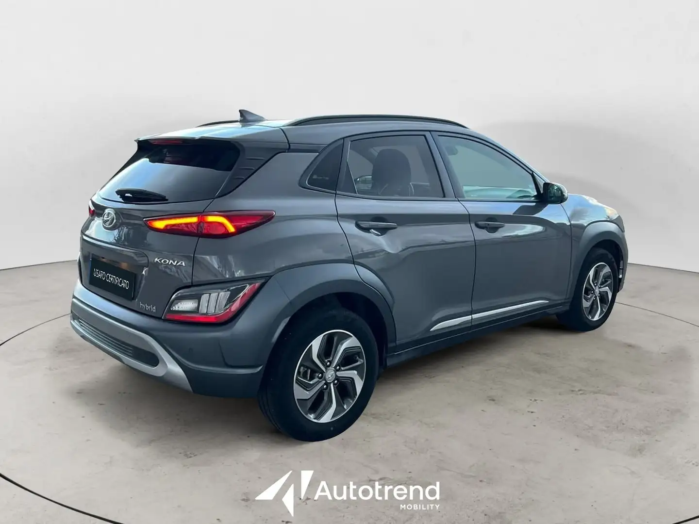 Hyundai KONA 1.6 Hybrid 141 CV HEV Automatica DCT XLine Grigio - 2