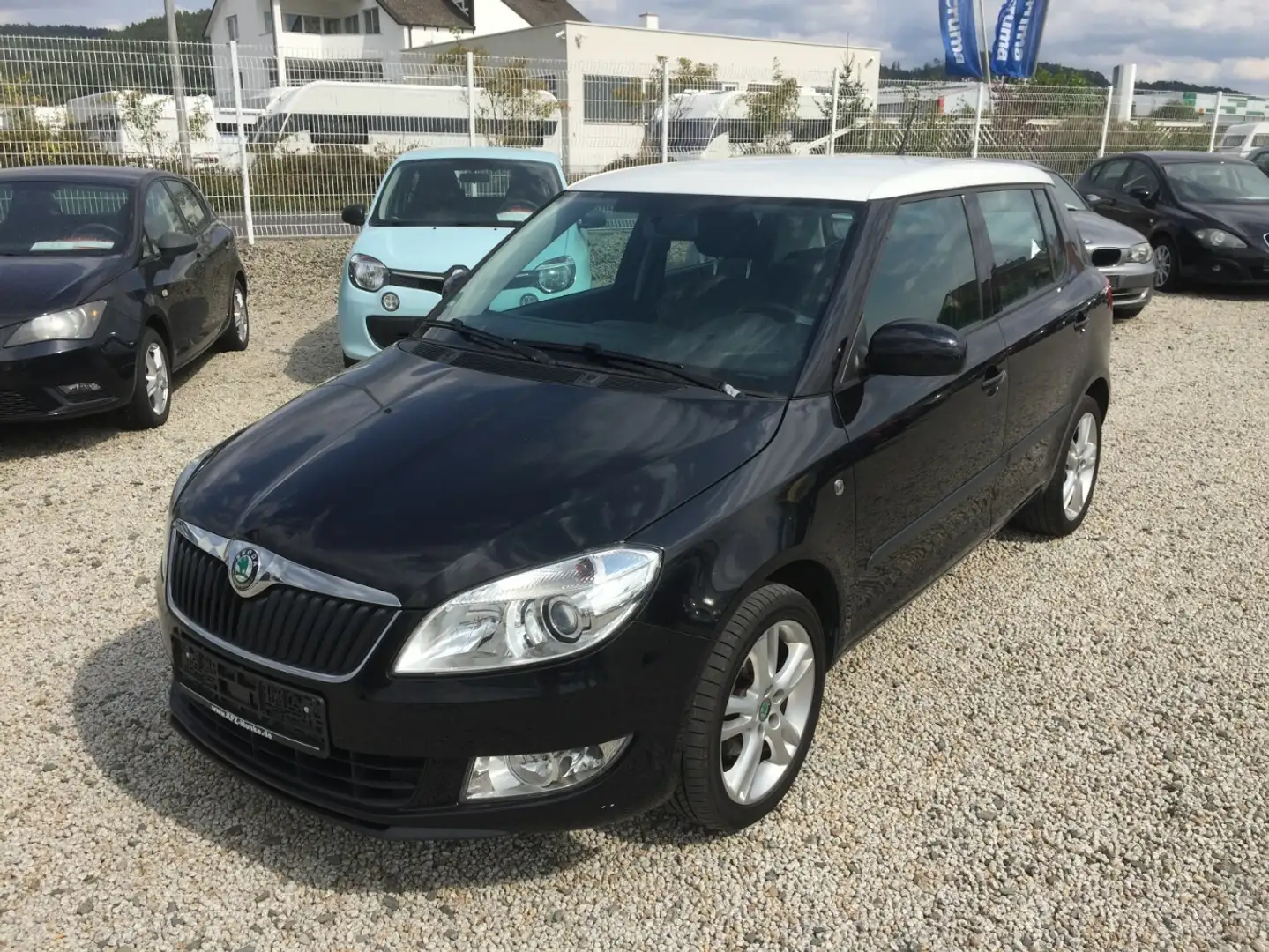 Skoda Fabia Sond. Mod.,Alu,Klima,Temp.,Sitzheiz.! Noir - 1