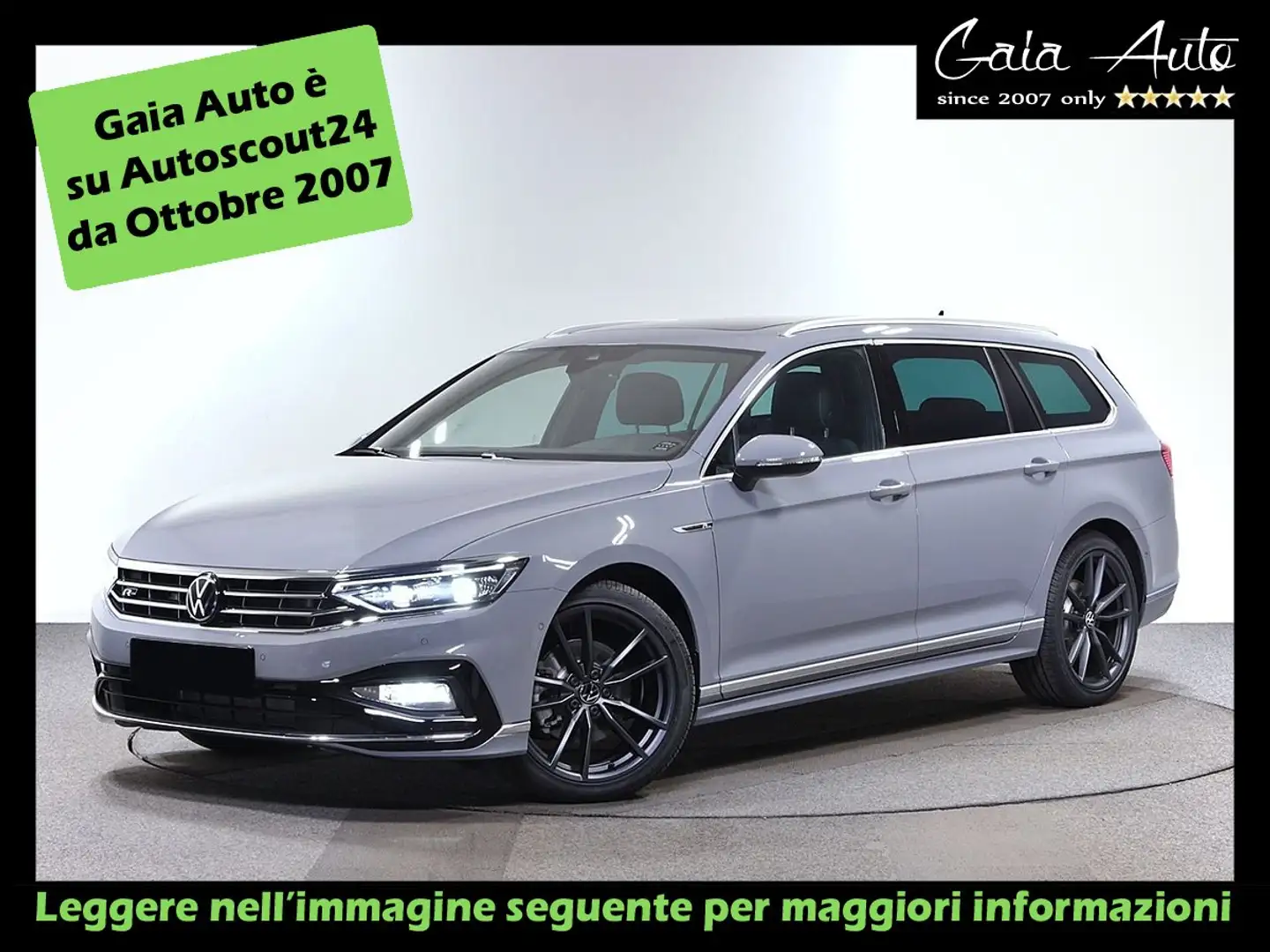 Volkswagen Passat Variant 2.0 tdi RLINE 200cv dsg R-LINE + HIGHLINE Grigio - 1