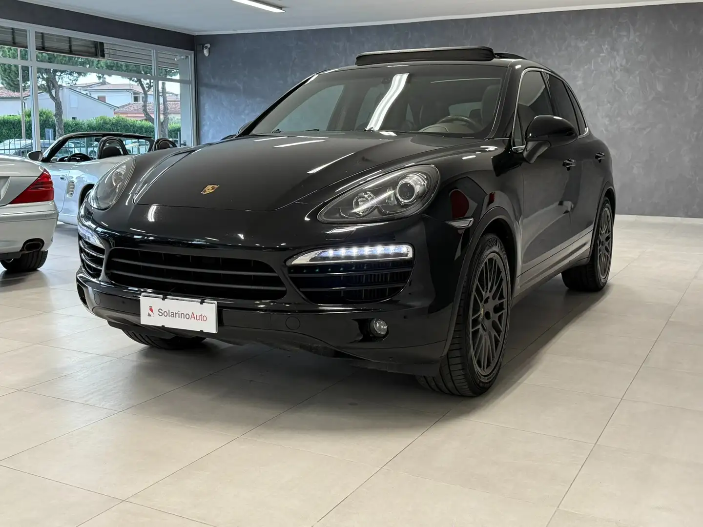Porsche Cayenne Cayenne 3.0 V6 tdi 245cv tiptronic-Tetto-Cocoà Чорний - 2